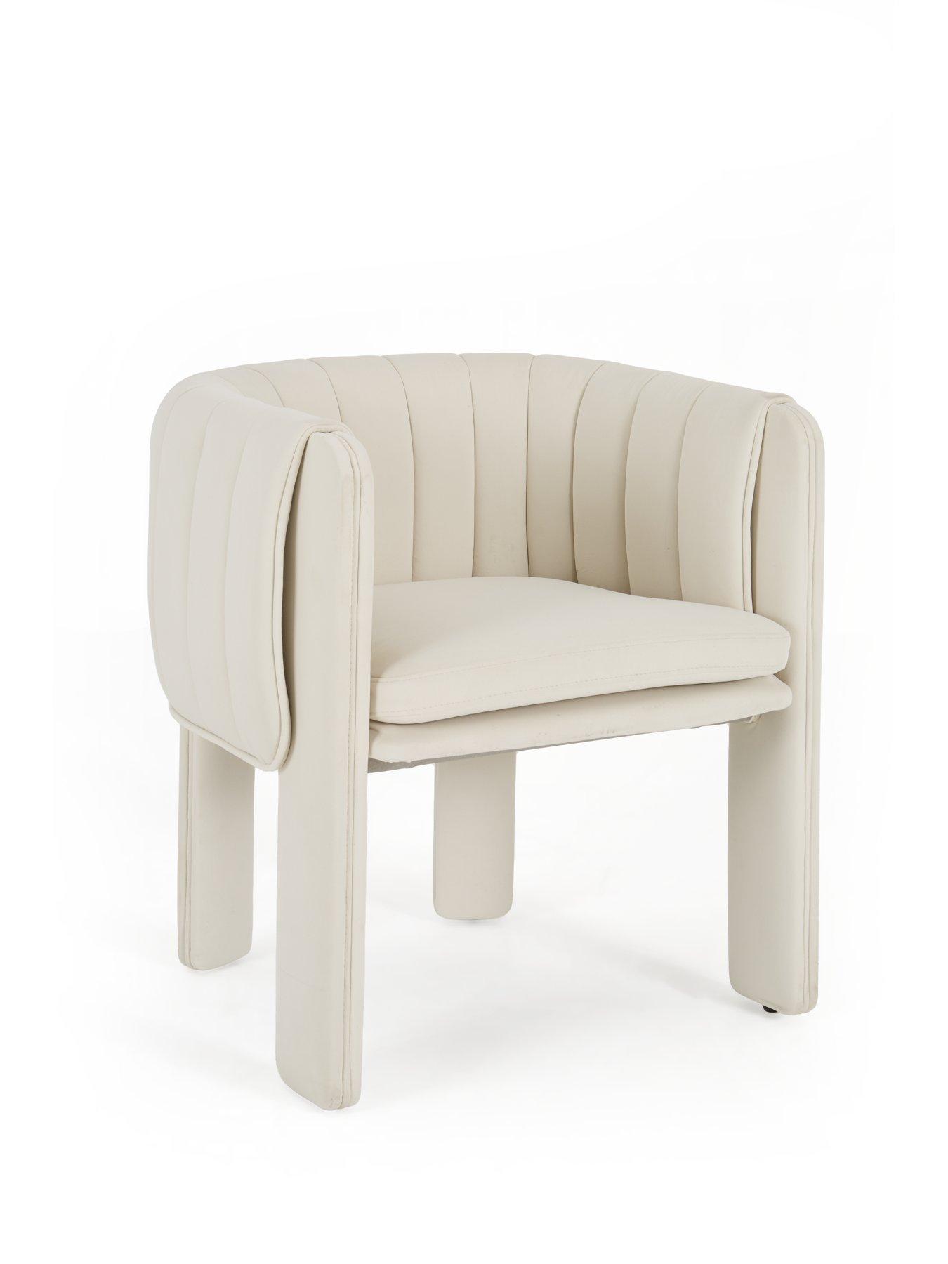Image 3 of 5 of The Very Collection Mila Double Layer Pleated Dining Chair - FSC&reg; Certified