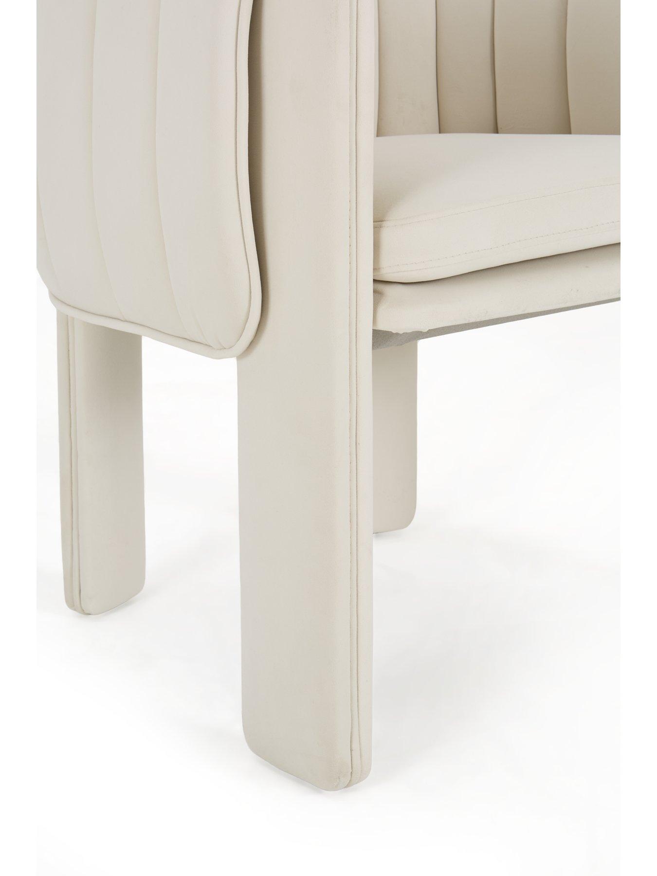 Image 4 of 5 of The Very Collection Mila Double Layer Pleated Dining Chair - FSC&reg; Certified