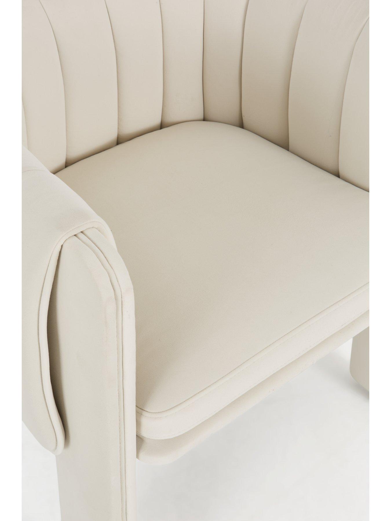Image 5 of 5 of The Very Collection Mila Double Layer Pleated Dining Chair - FSC&reg; Certified