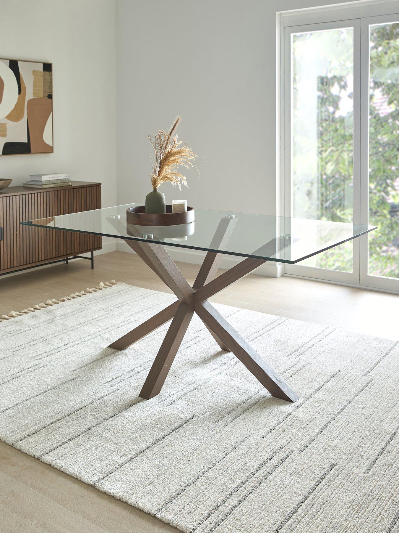 Image 1 of 6 of The Very Collection Rigby 160cm Rectangular Dining Table In Walnut - FSC&reg; Certified