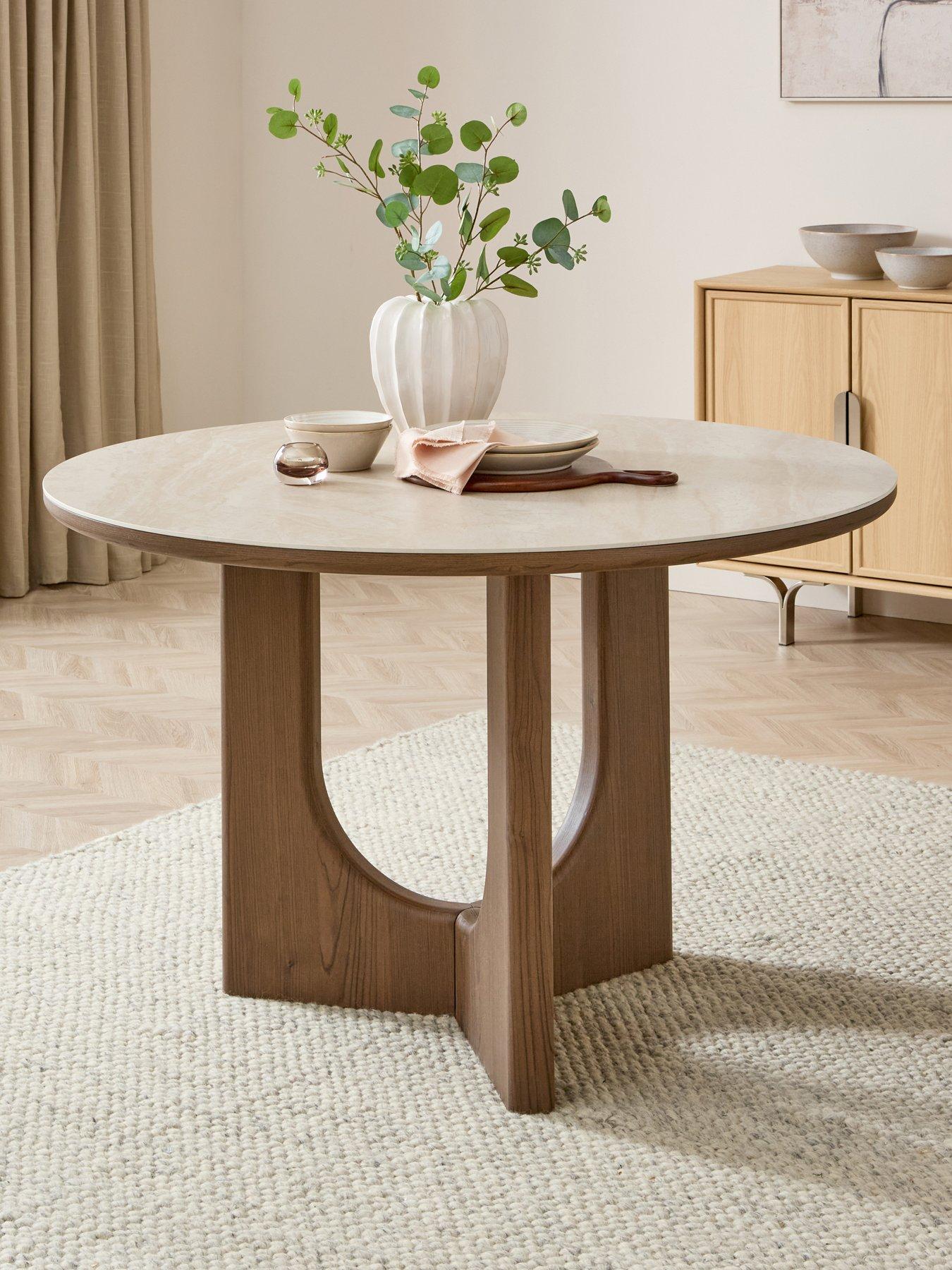Michelle Keegan Home Esta 120cm Round Dining Table - FSC® Certified