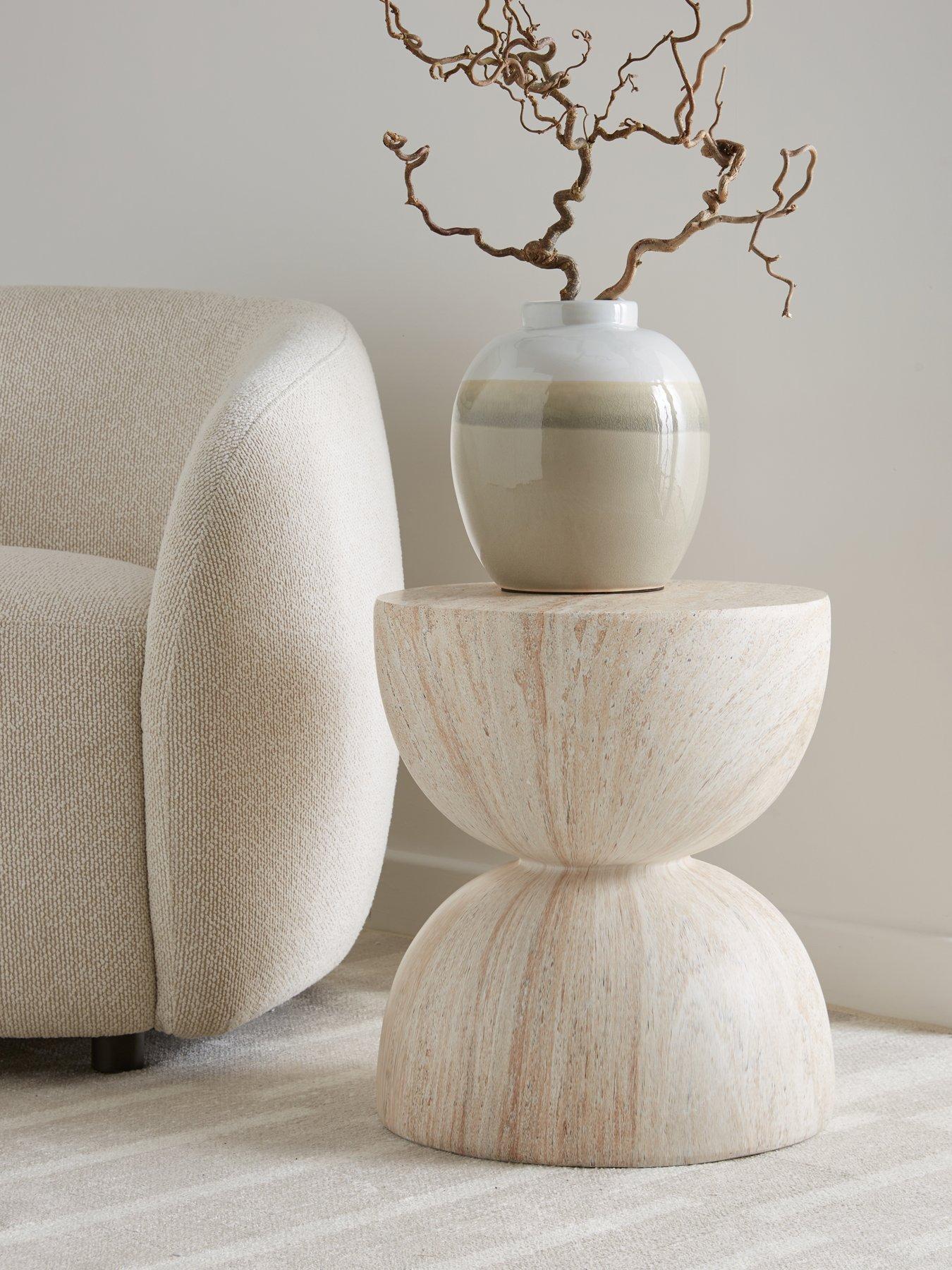 Image 1 of 7 of The Very Collection Carmine Round&nbsp;Side Table