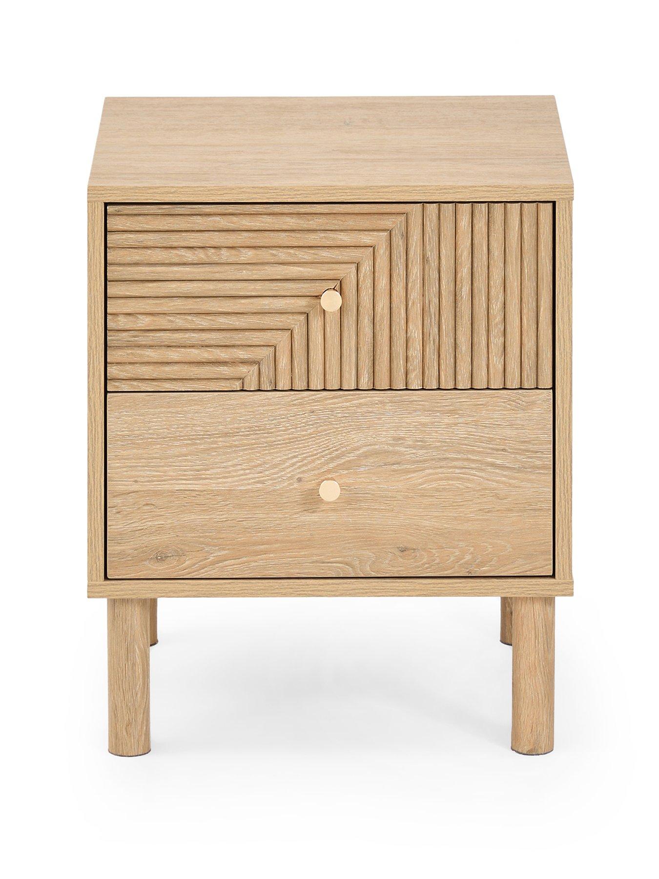 Image 2 of 7 of The Very Collection Geo 2 Drawer Bedside Chest - FSC&reg; Certified