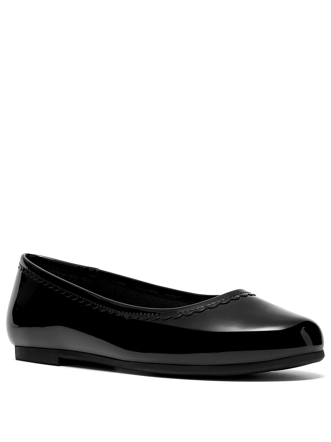 Image 2 of 6 of Clarks Youth Porto Dress Patent Ballerina Shoe - Black