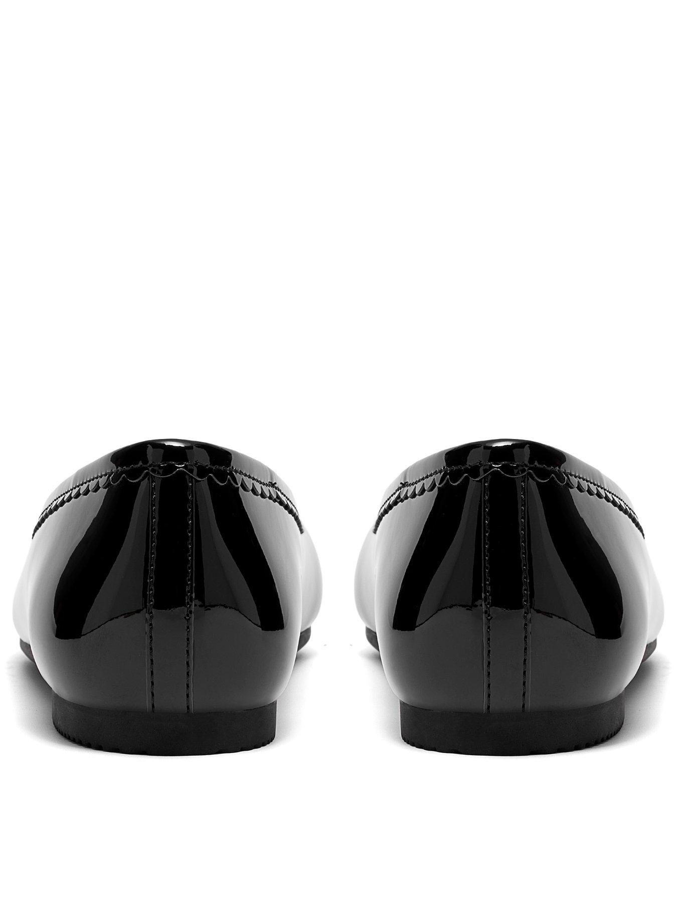 Image 3 of 6 of Clarks Youth Porto Dress Patent Ballerina Shoe - Black