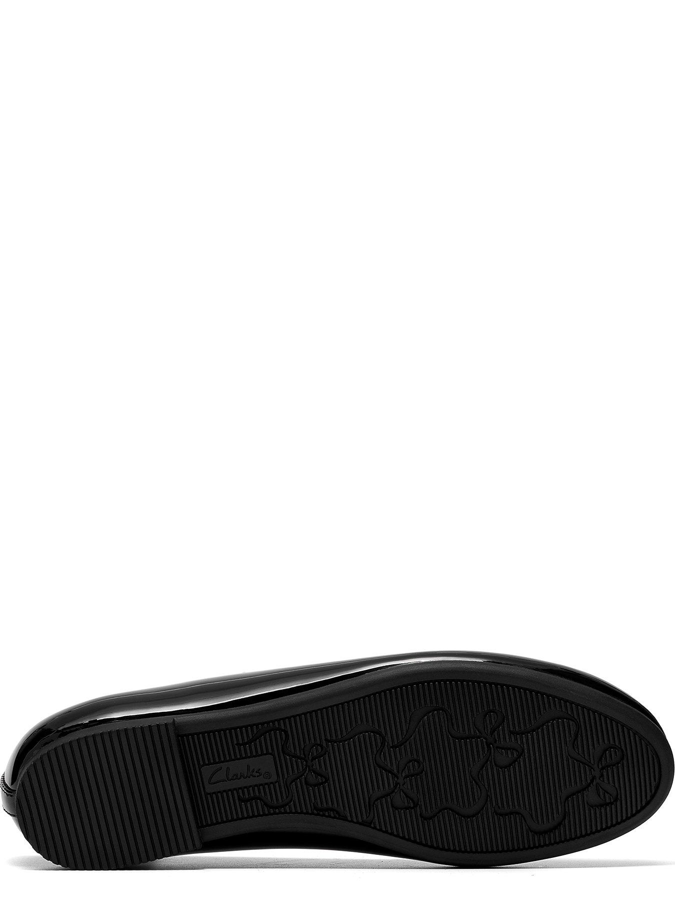 Image 5 of 6 of Clarks Youth Porto Dress Patent Ballerina Shoe - Black