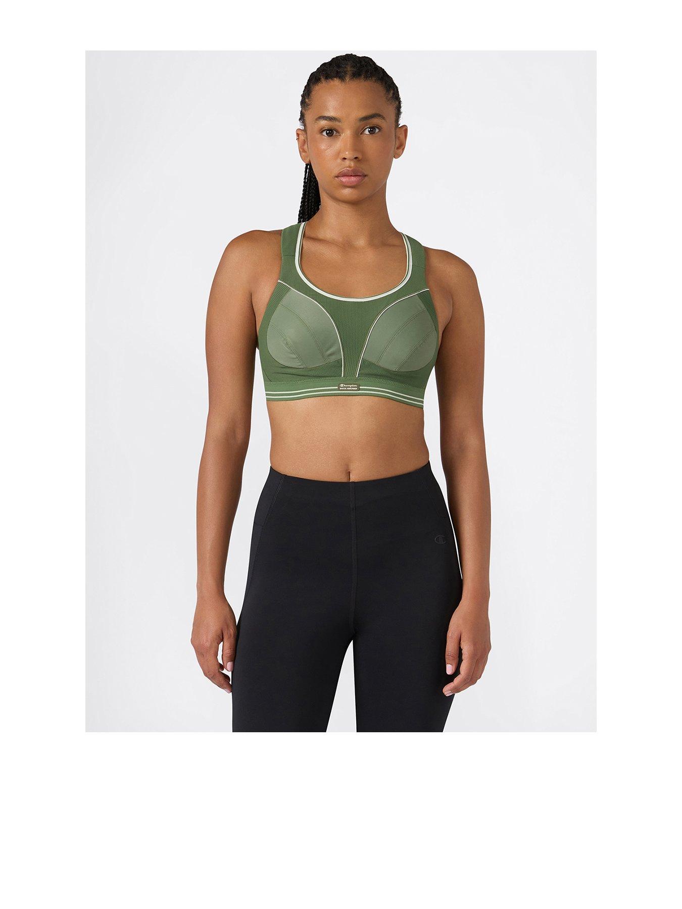 Shock Absorber Womens Running Ultimate Run Bra - Green