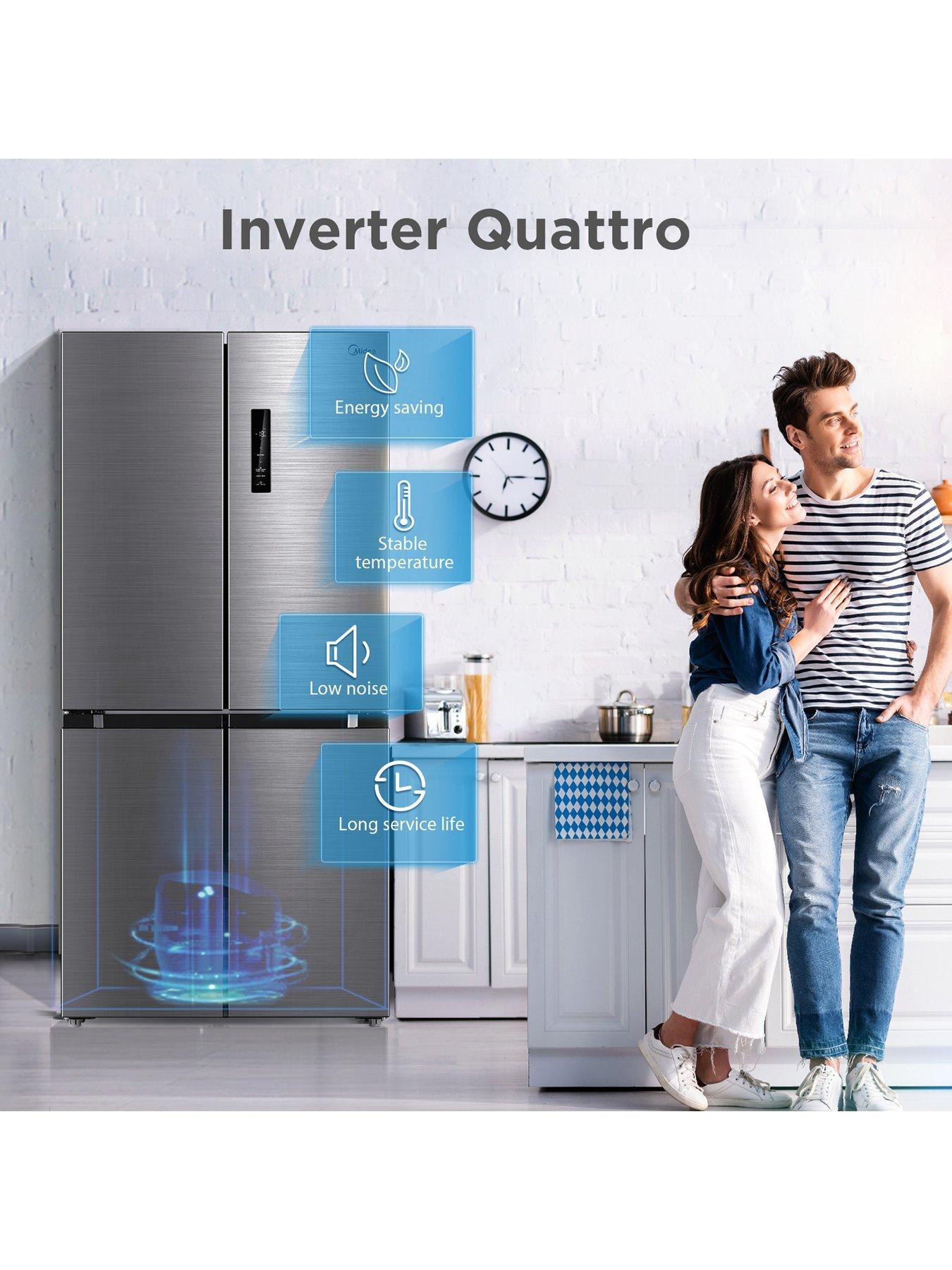 Image 2 of 7 of Midea MDRF632FIE46 Super Cool Technology 83cm Multi door Fridge Freezer Inox
