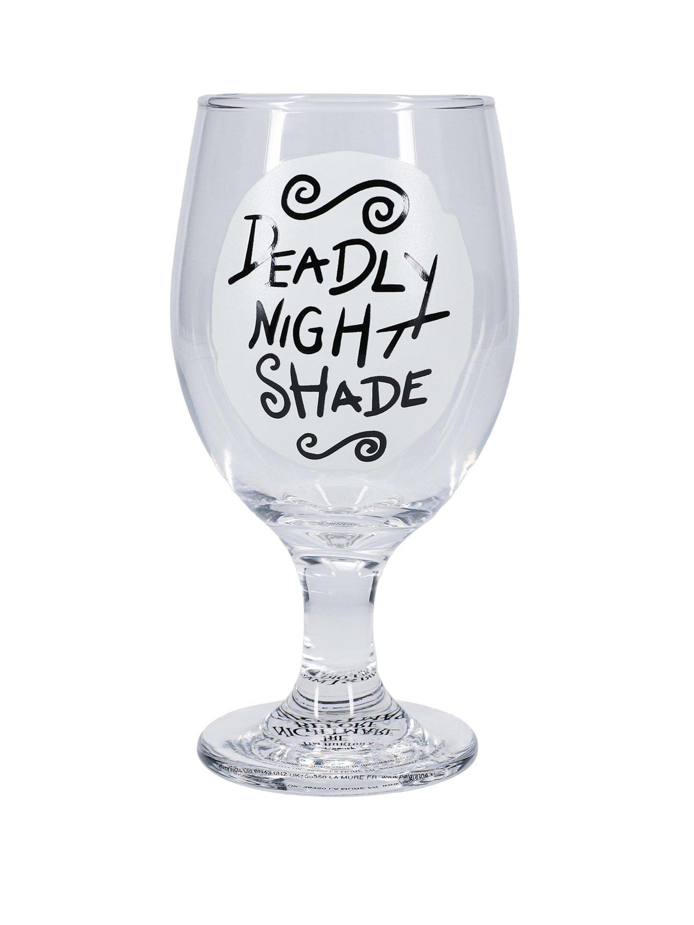 Nightmare Before Christmas Nightmare Before Christmas Glow In The Dark Glass