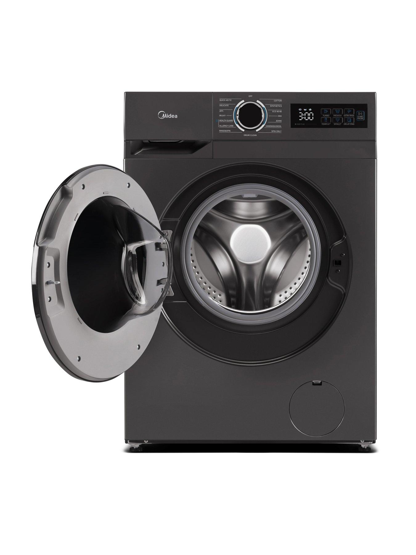 Image 2 of 7 of Midea MF110W100BA10/T 10kg Washing Machine Graphite