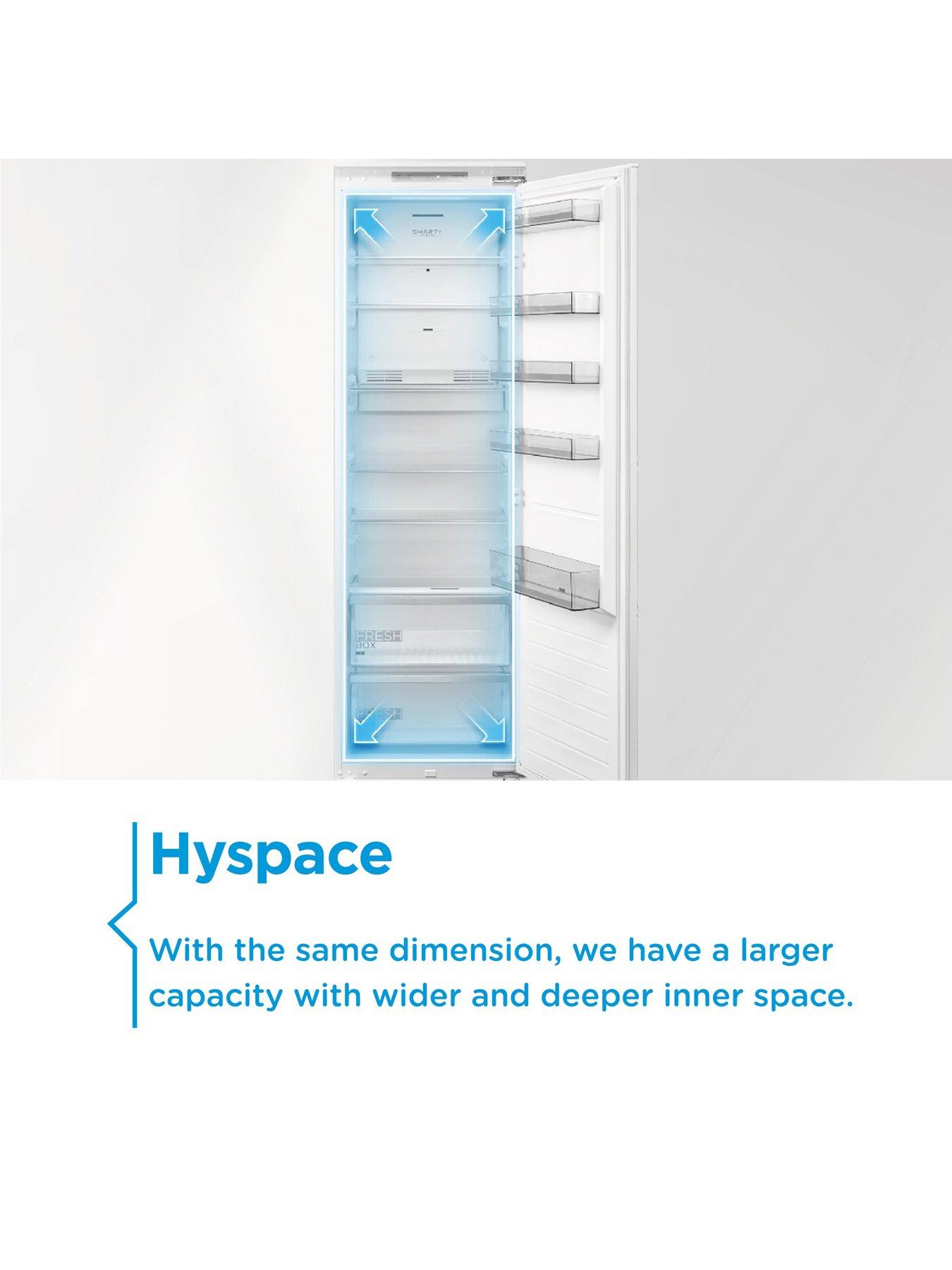 Image 2 of 7 of Midea MDRE423FGE01D Super Cool Technology Integrated Larder Fridge White