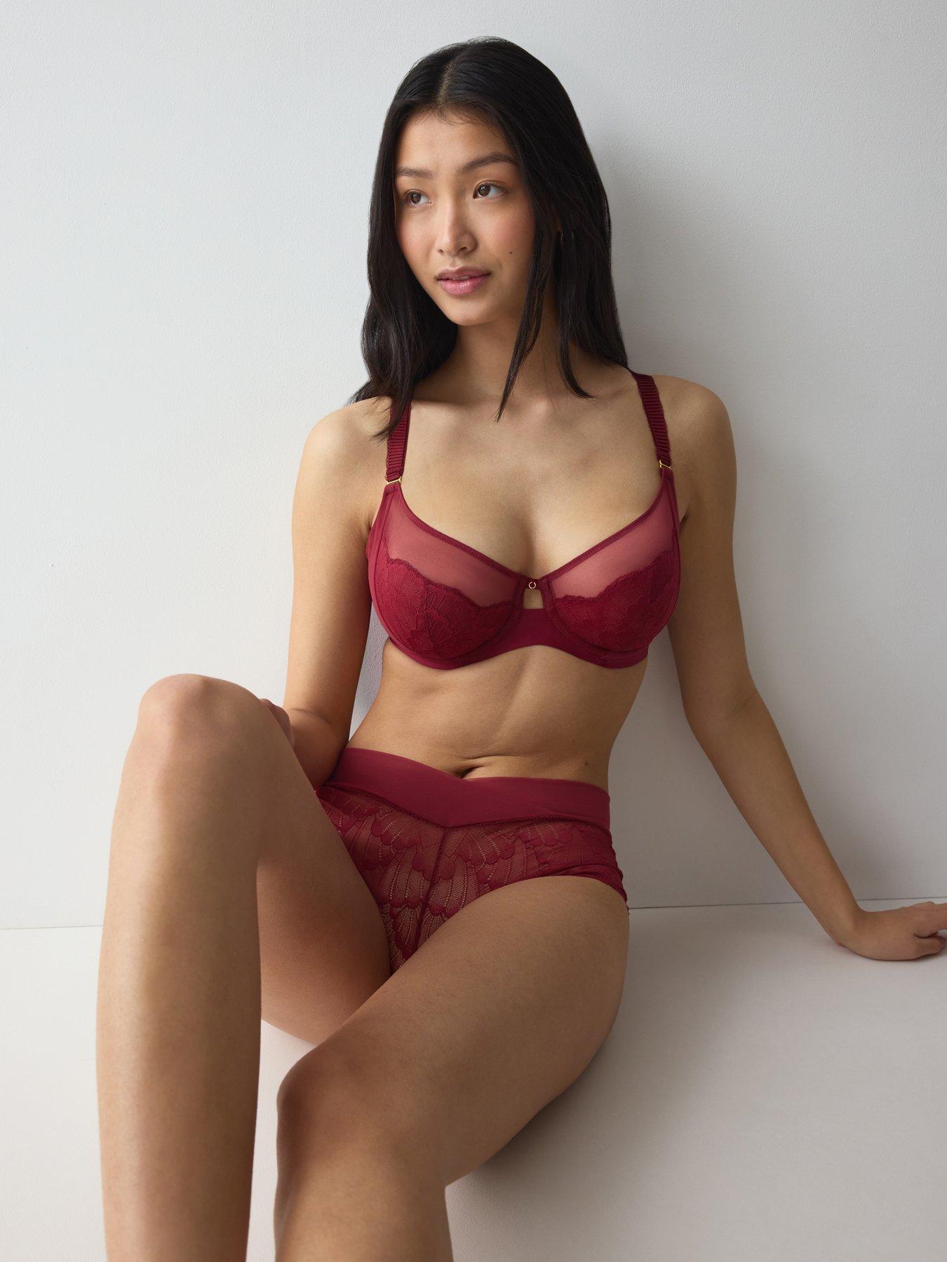 Image 3 of 4 of Triumph Triumph Love And Lace Wired Bra - Berry