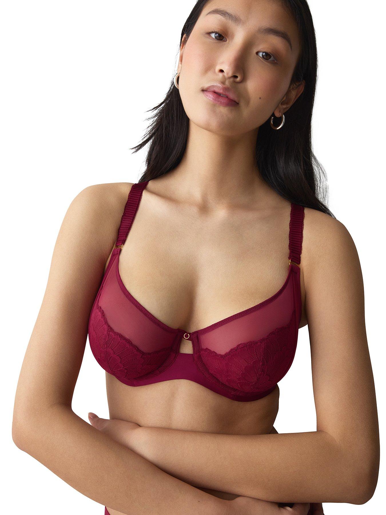 Image 4 of 4 of Triumph Triumph Love And Lace Wired Bra - Berry