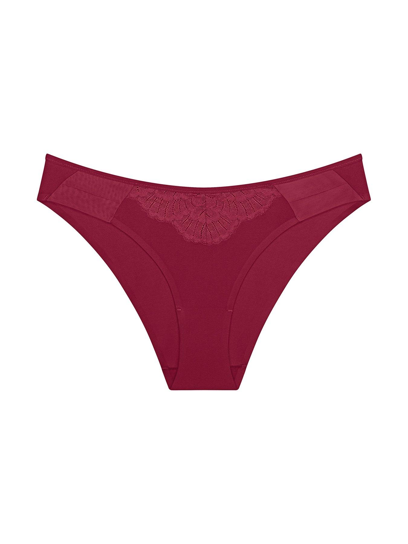 Image 4 of 4 of Triumph Triumph Love And Lace Hipster Brief - Berry