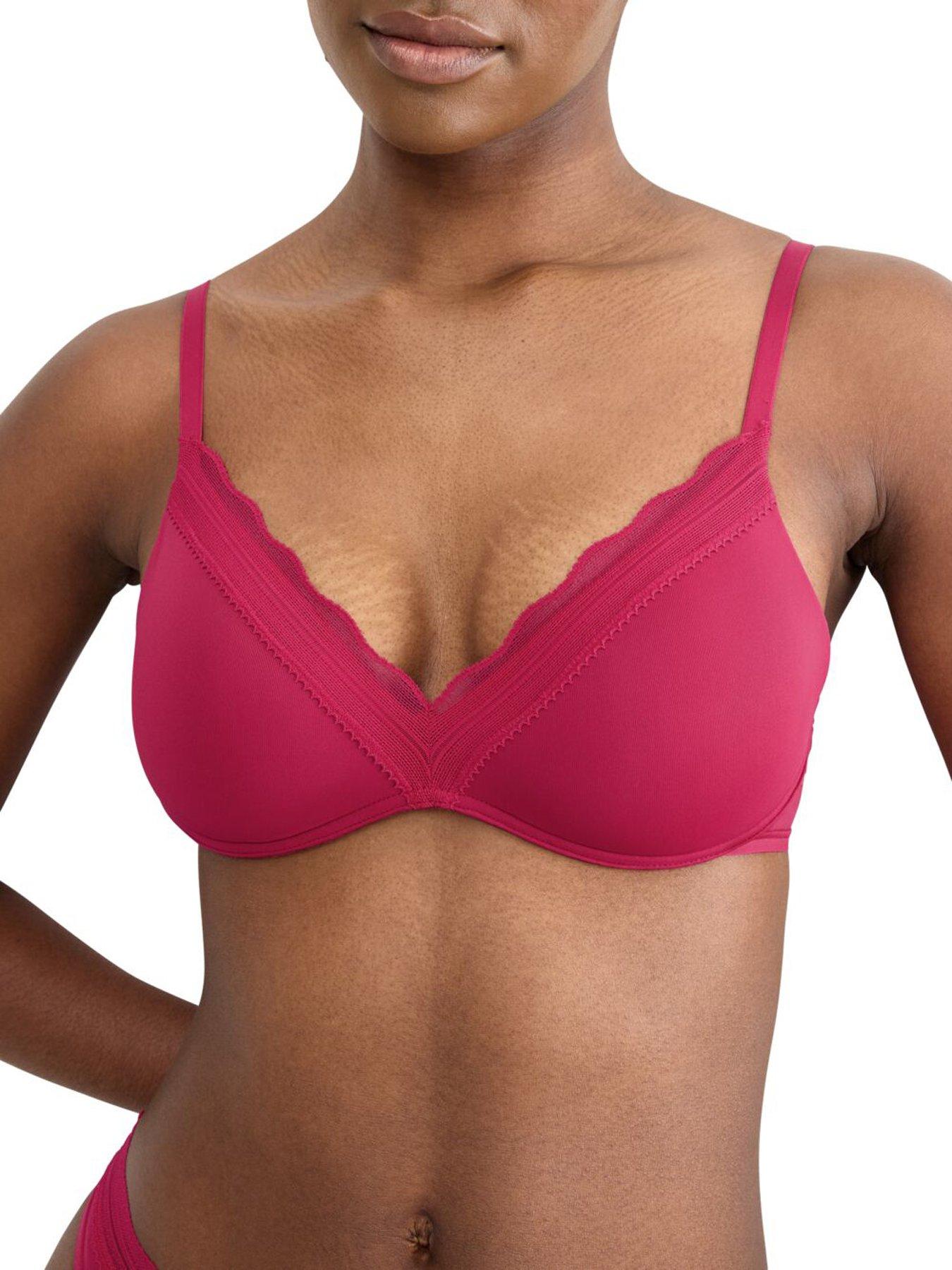 Image 1 of 5 of Sloggi Sloggi Go Blush Push Up Bra - Berry