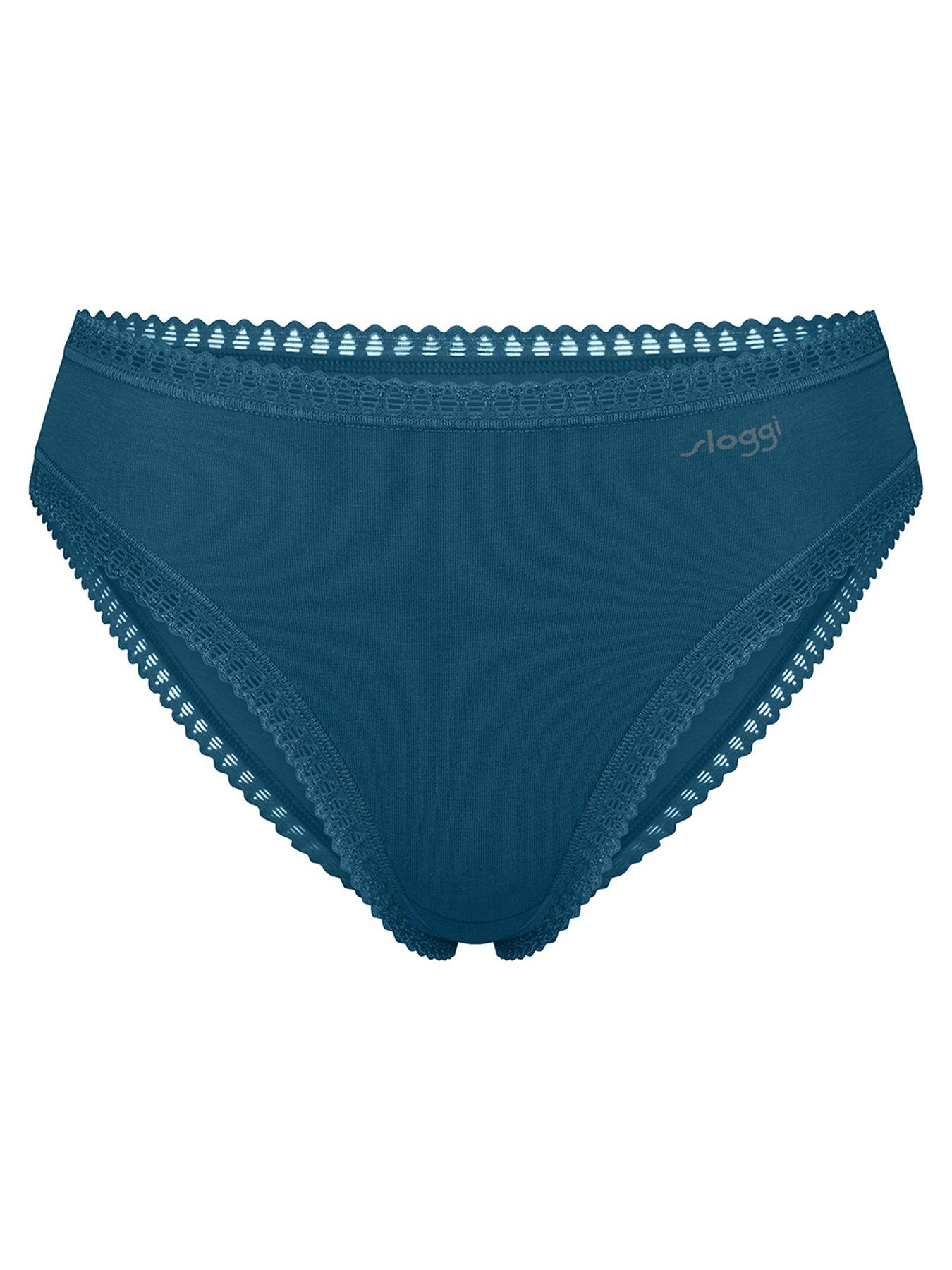 Image 3 of 4 of Sloggi Sloggi Go Crush 3 Pack High Leg - Turq Combo
