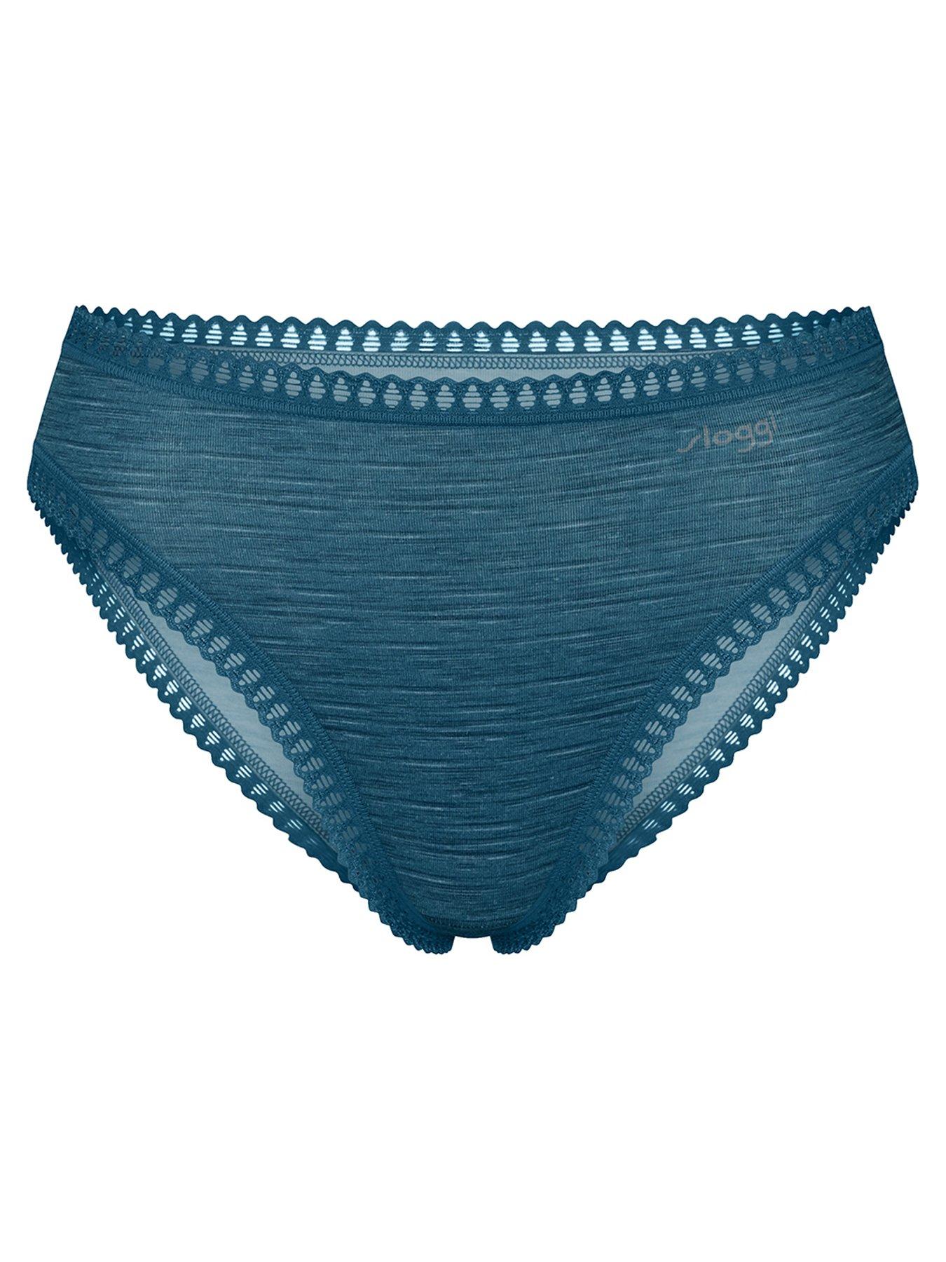 Image 4 of 4 of Sloggi Sloggi Go Crush 3 Pack High Leg - Turq Combo