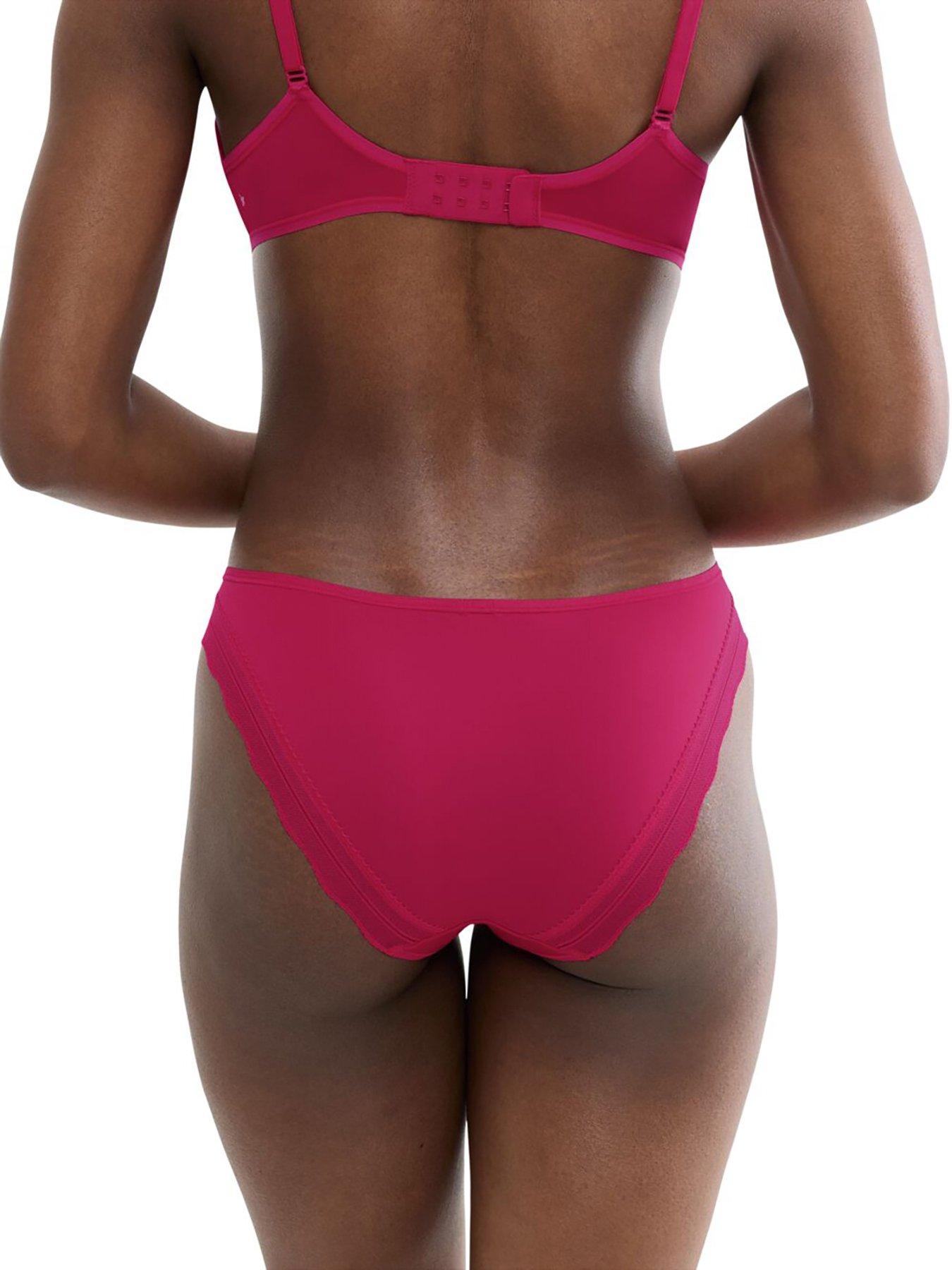 Image 2 of 5 of Sloggi Sloggi Go Blush 2 Pack High Leg Brief - Berry Combo