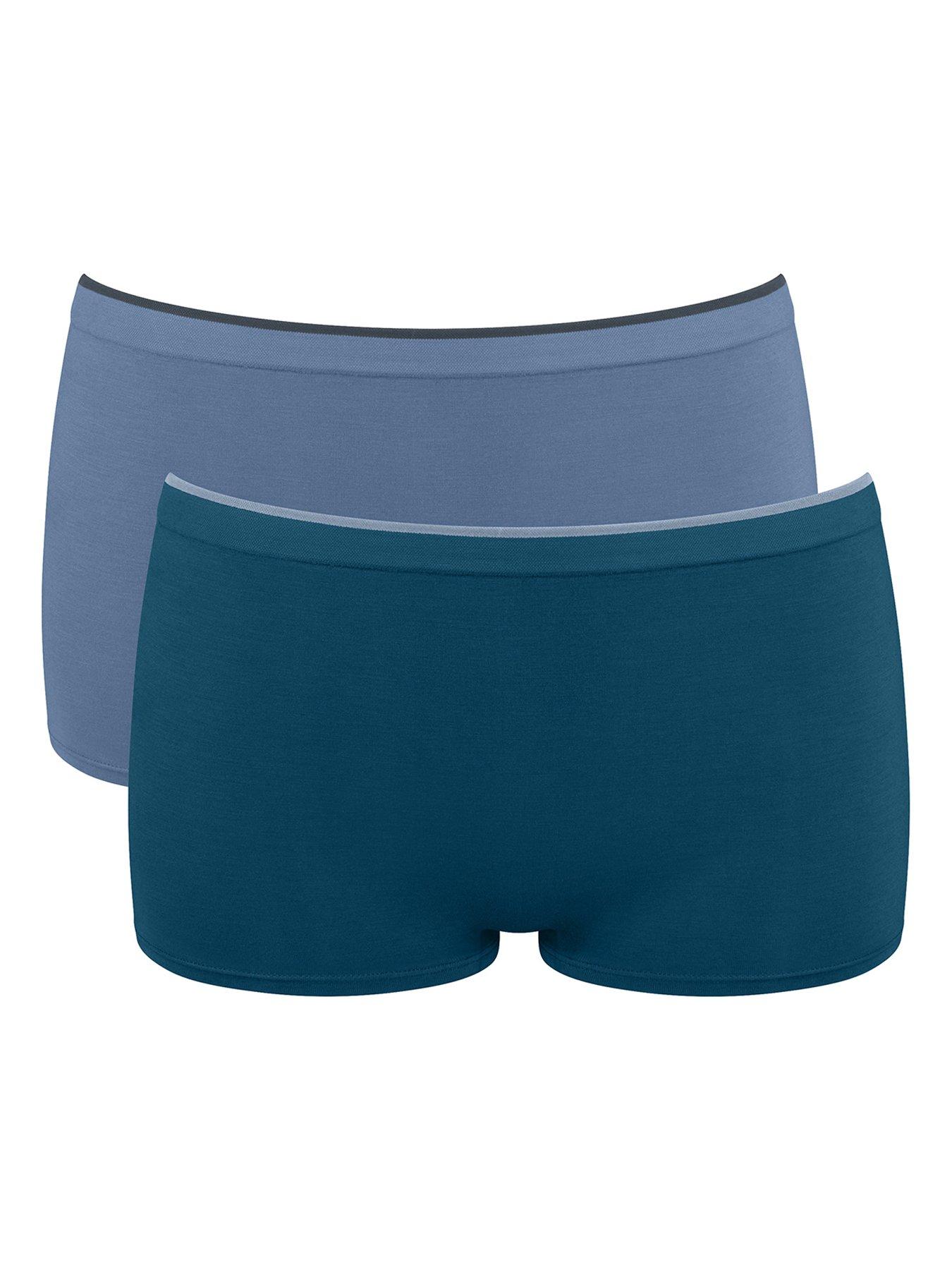Sloggi Go Sense 2 Pack Short Briefs - Blue Combo