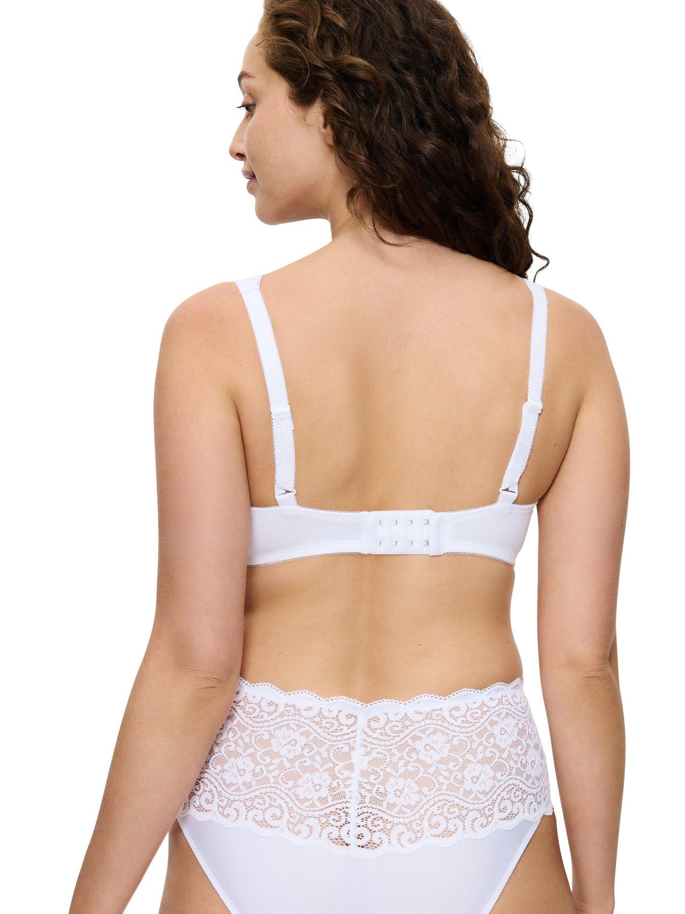 Image 2 of 5 of Triumph Triumph Amourette Wired Half Wired Push Up Bra - White