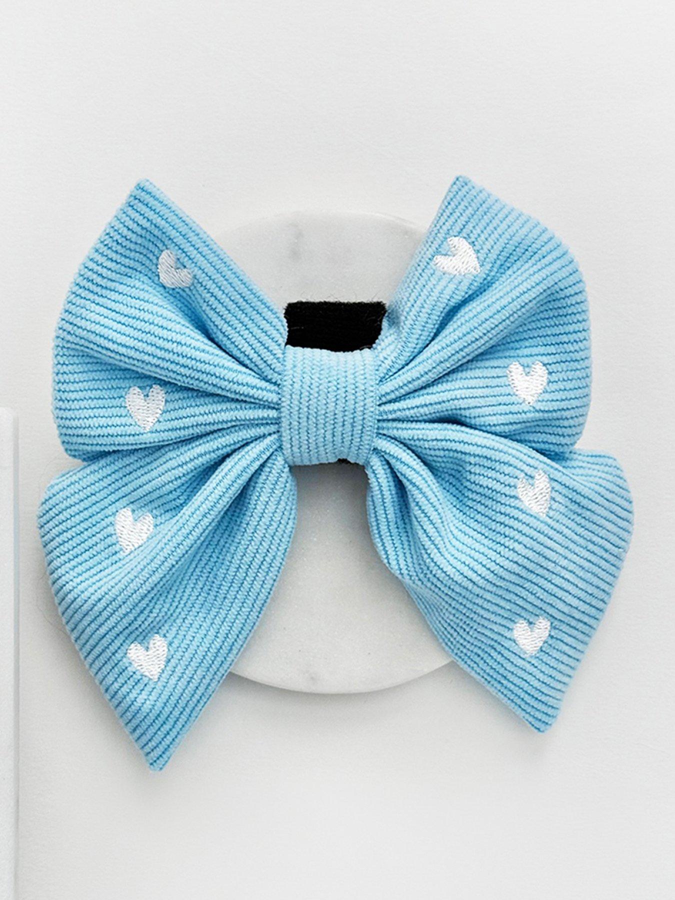 Cocopup Blue Heartstrings Cord Sailor Bow Tie