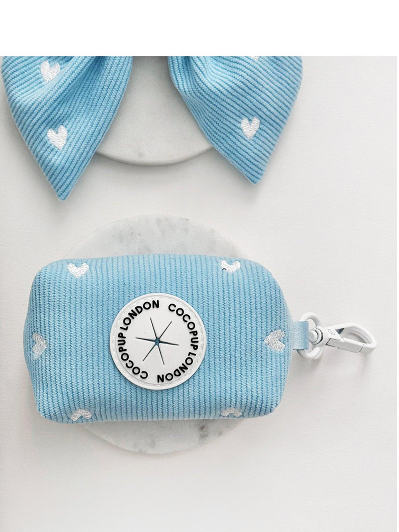 Cocopup Blue Heartstrings Cord Poop Bag Holder