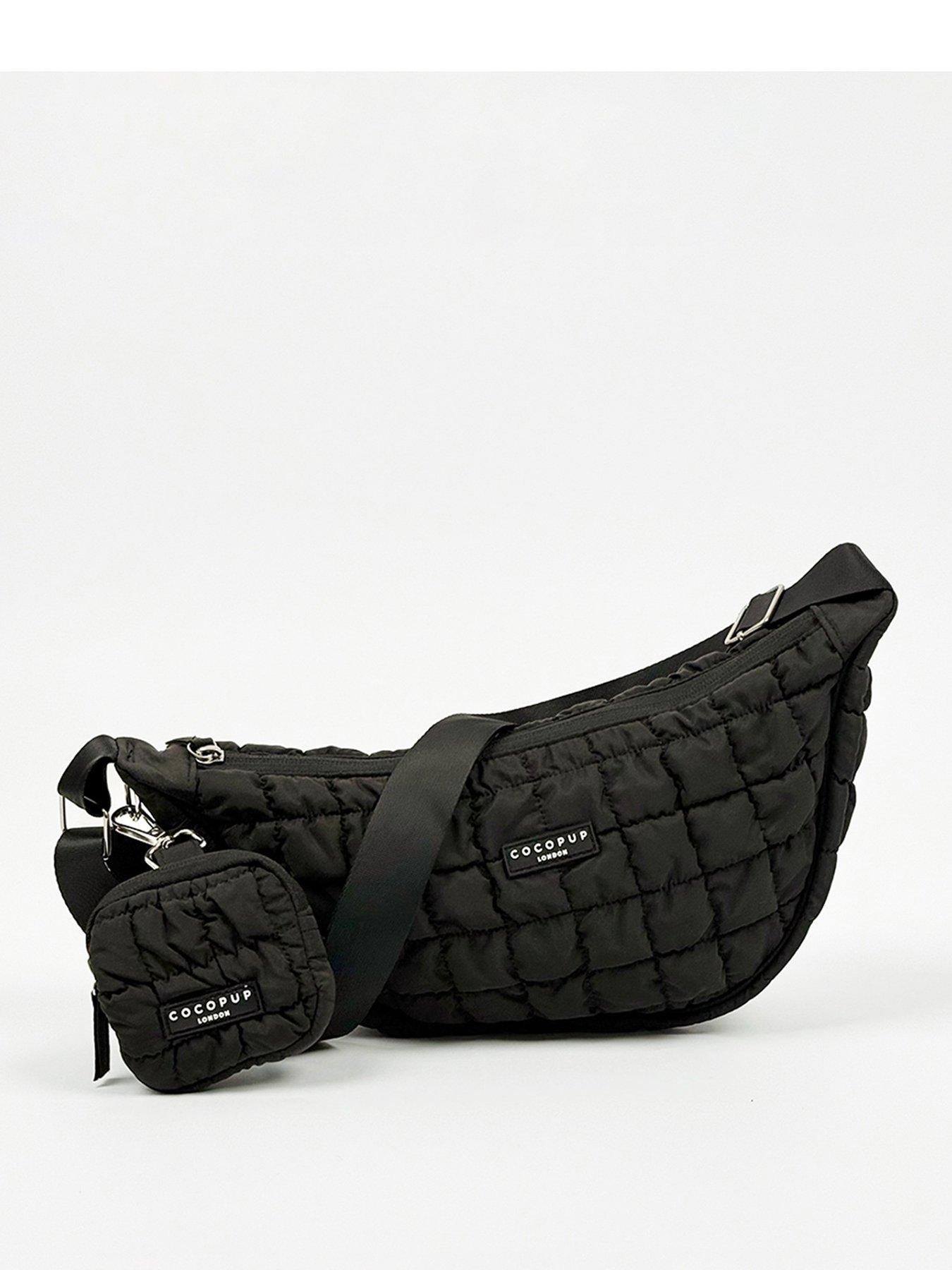 Cocopup CROSSBODY CRESCENT bag - onyx
