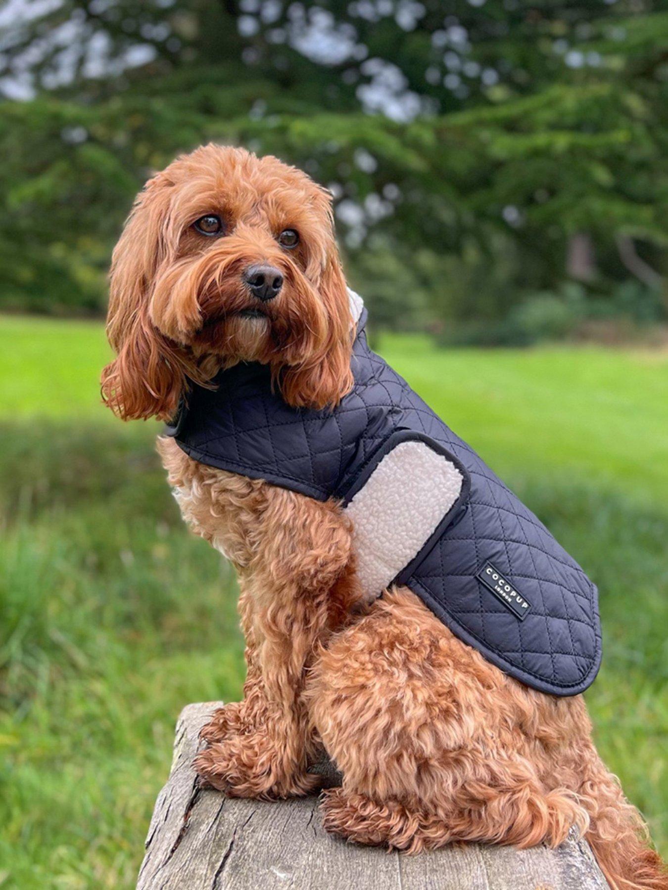 Cocopup Quilted Dog Coat- Midnight Black - Medium