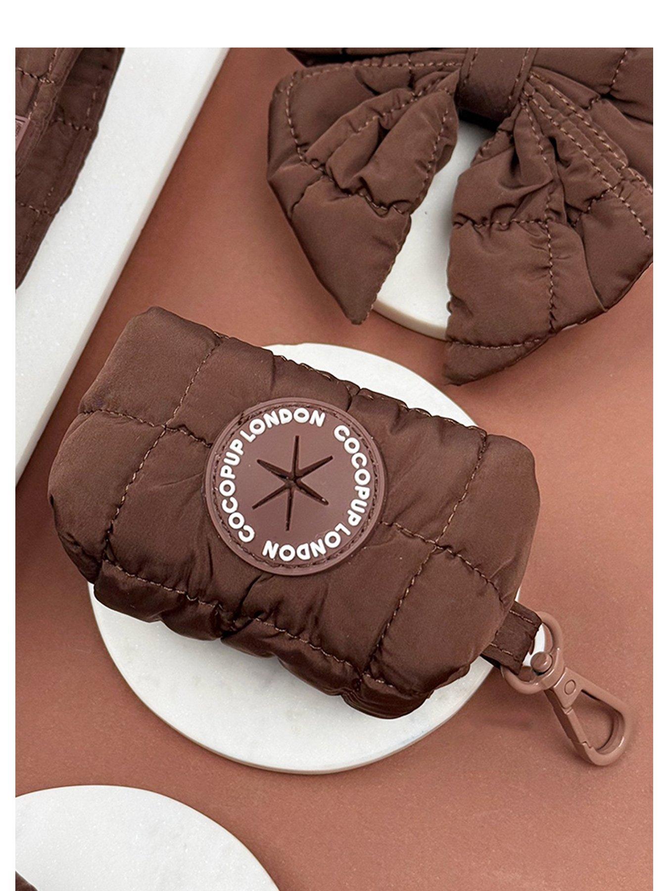 Cocopup Espresso Quilted PoopBag Holder