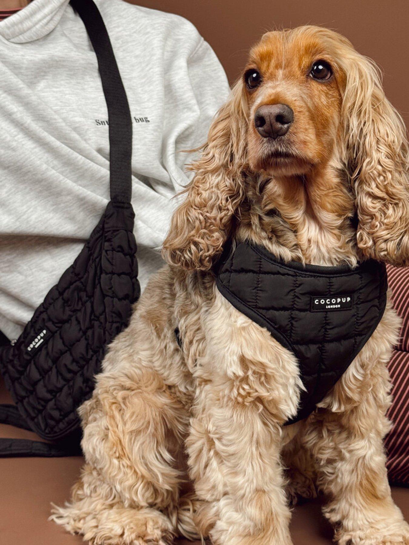 Cocopup Onyx Quilted Adjustable Neck Harness