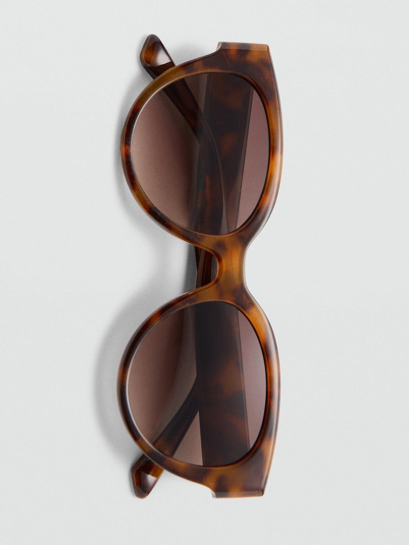 Image 3 of 4 of Mango Cat-Eye Sunglasses - Chocolate