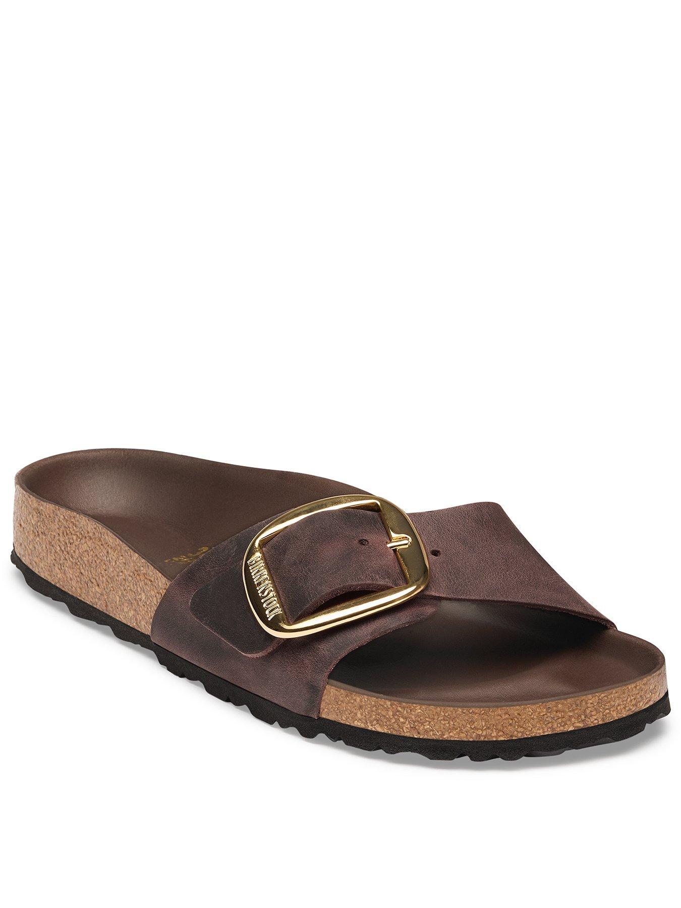 Birkenstock Madrid Big Buckle Oiled Leather - Brown