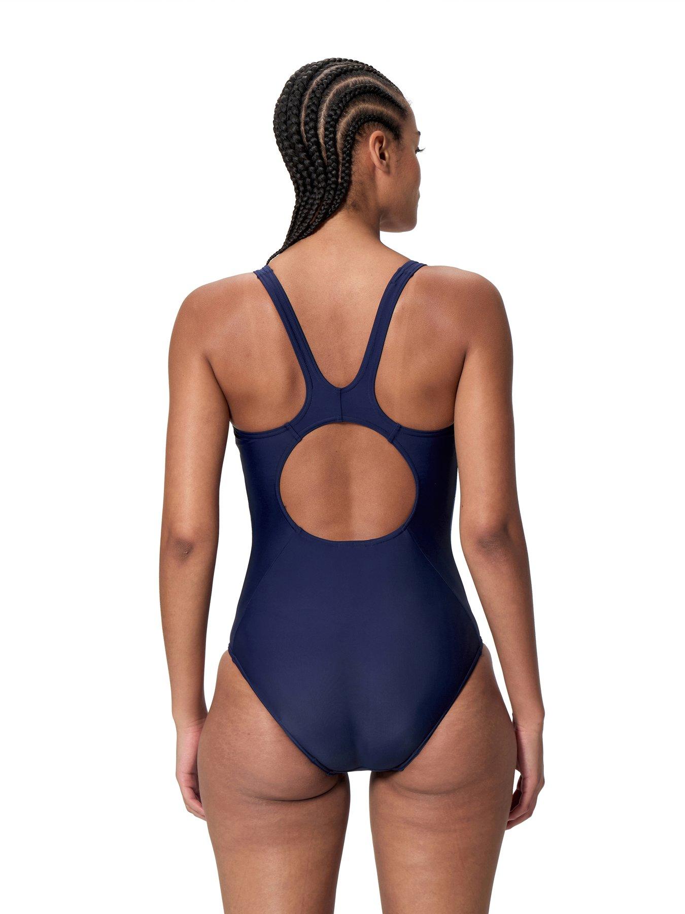 Image 2 of 4 of Speedo Women's Medalist Placement Swimsuit - Navy/Blue