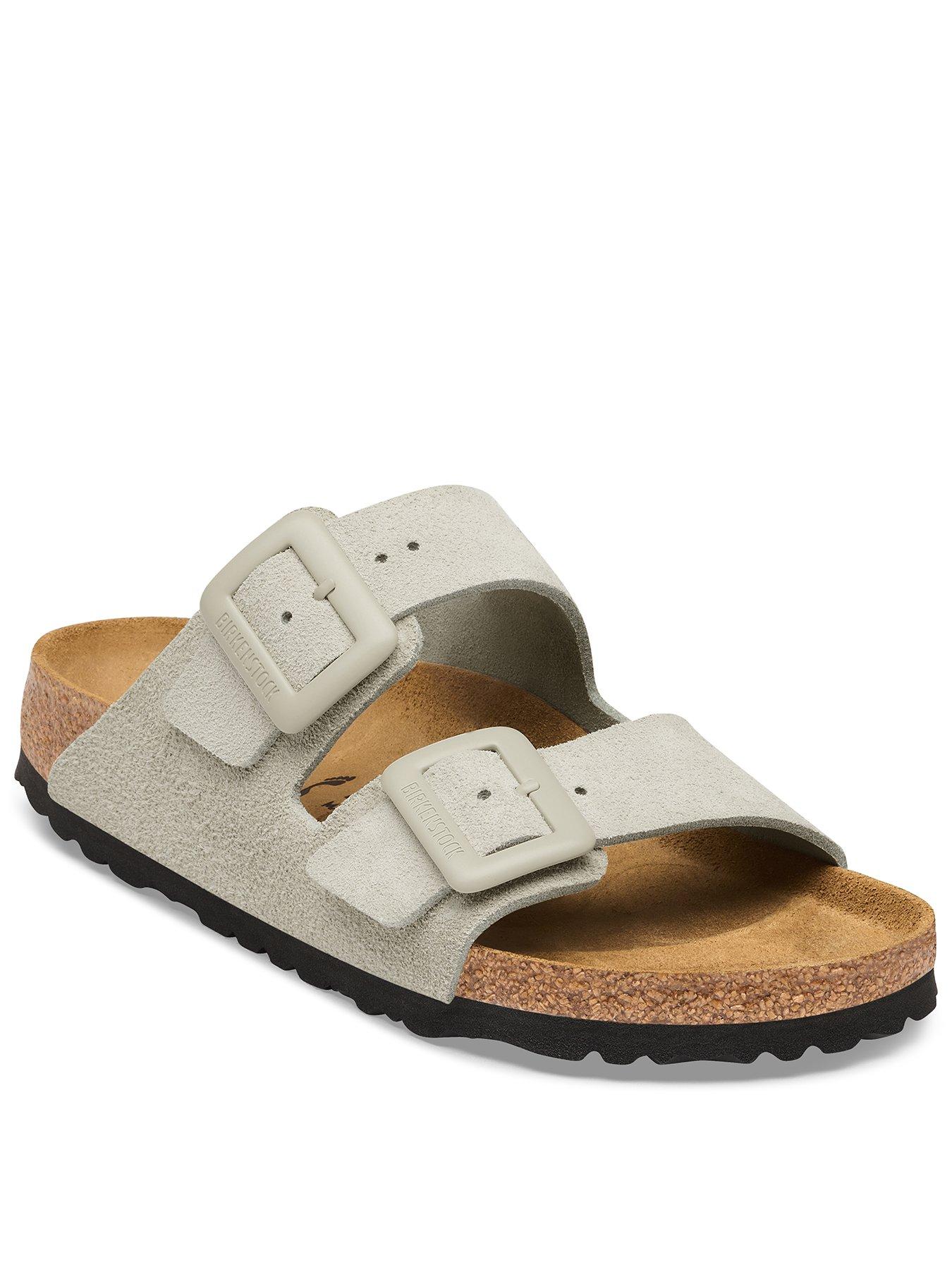 Birkenstock Arizona Suede Sandals - Grey