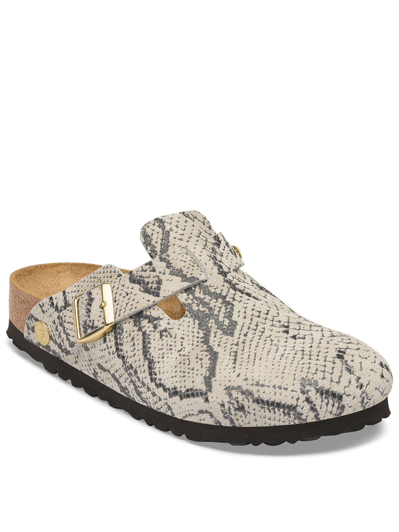 Image 1 of 3 of Birkenstock Boston Rivet Suede Clogs - Multi