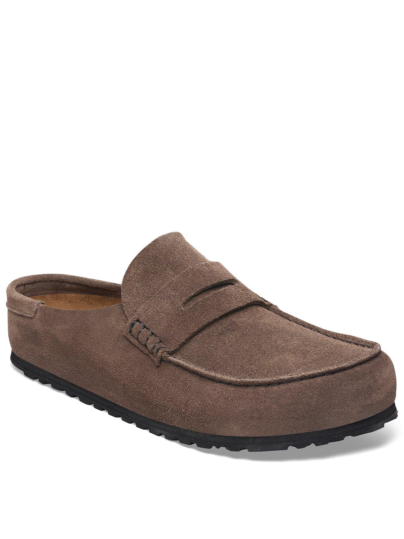 Birkenstock Naples Wrapped Suede Leather - Concrete Grey