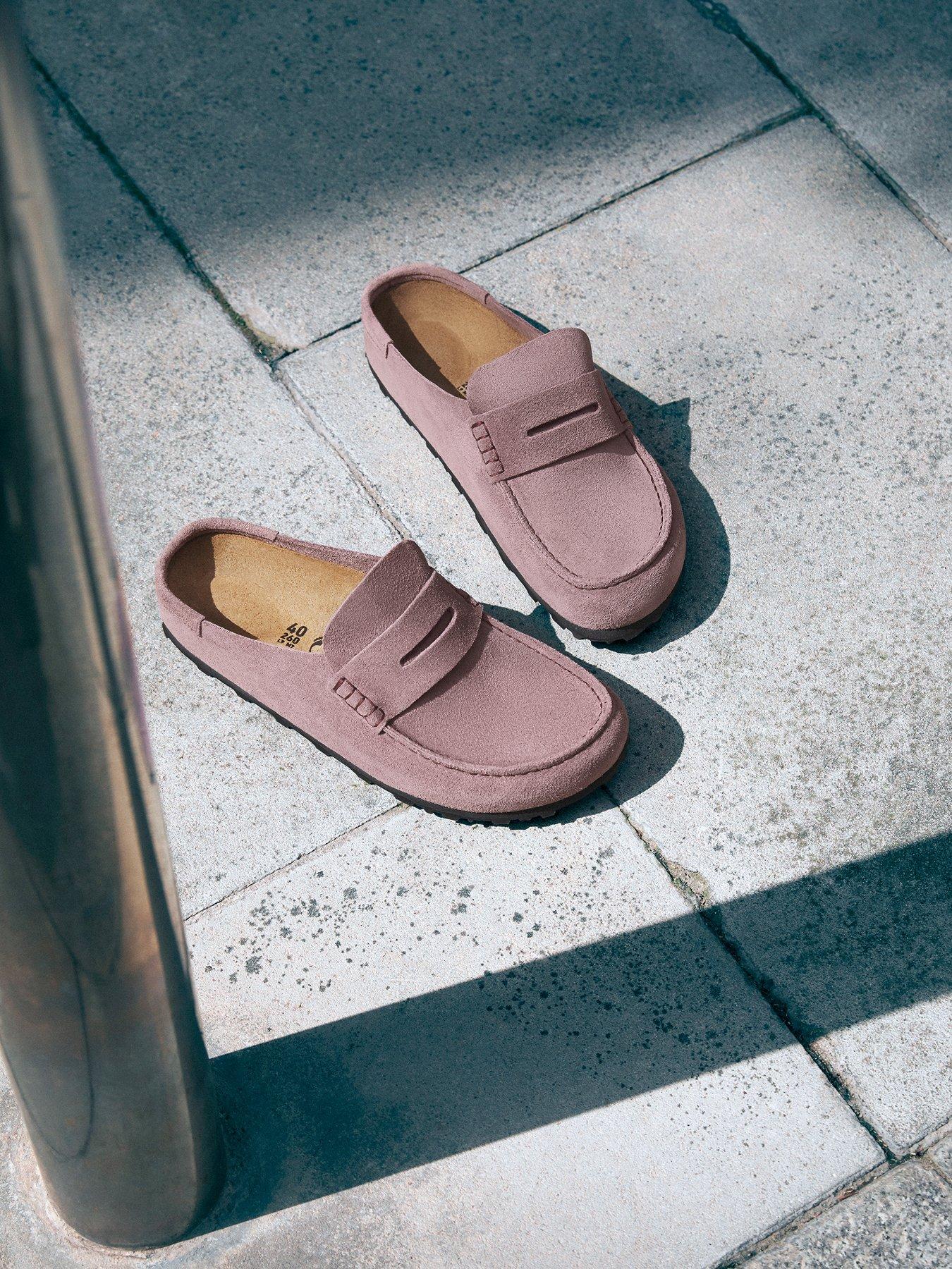 Birkenstock Naples Wrapped Suede Leather - Pepper