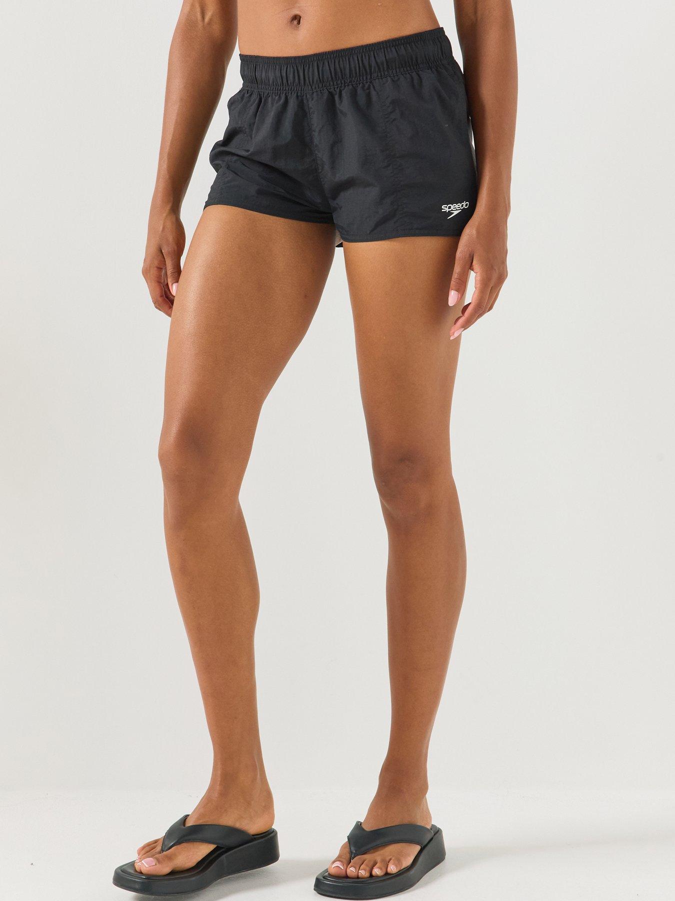 Speedo Womens Essentials Swim Shorts - Black