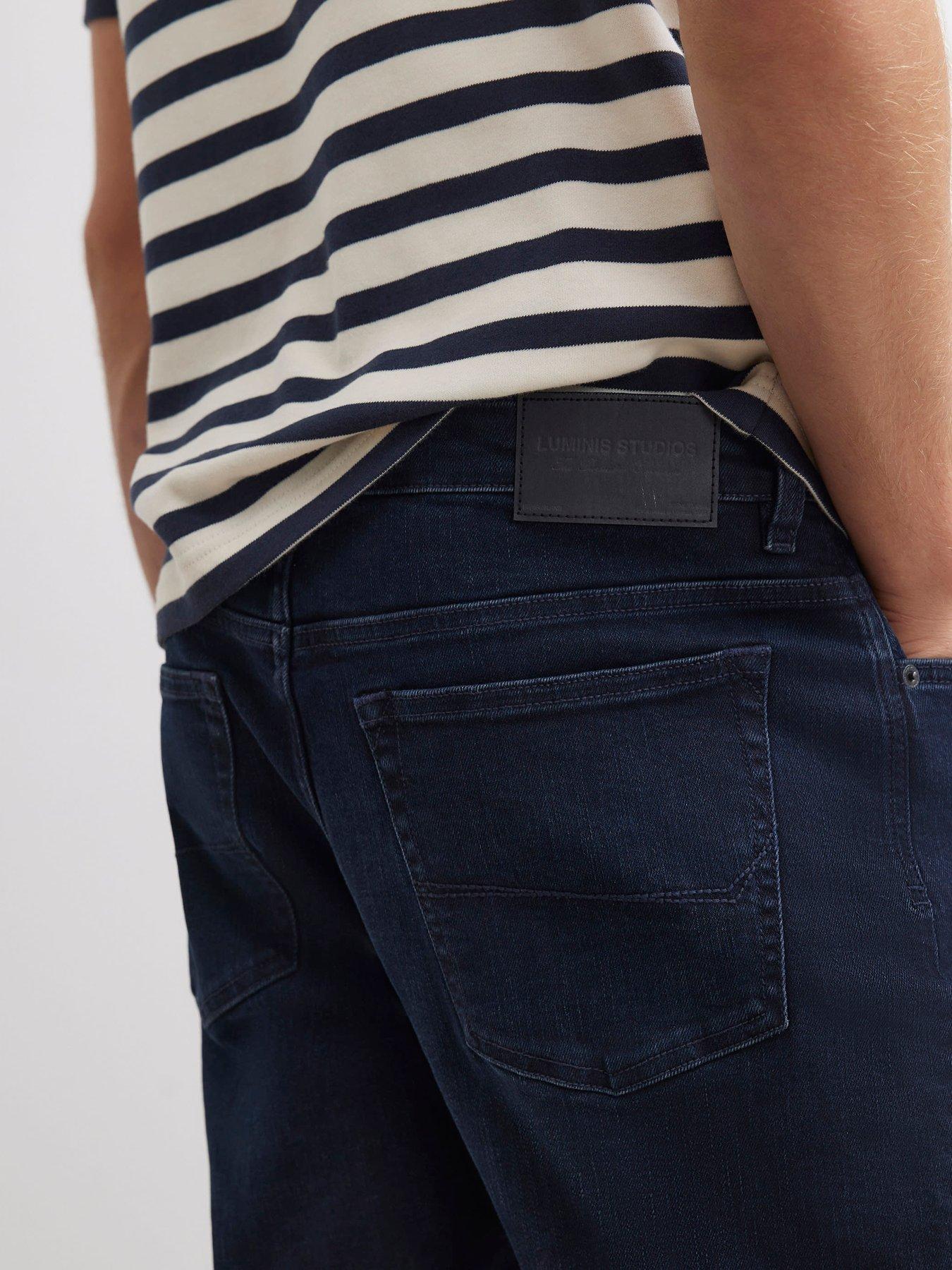 Image 3 of 3 of River Island Slim Fit Jeans - Black