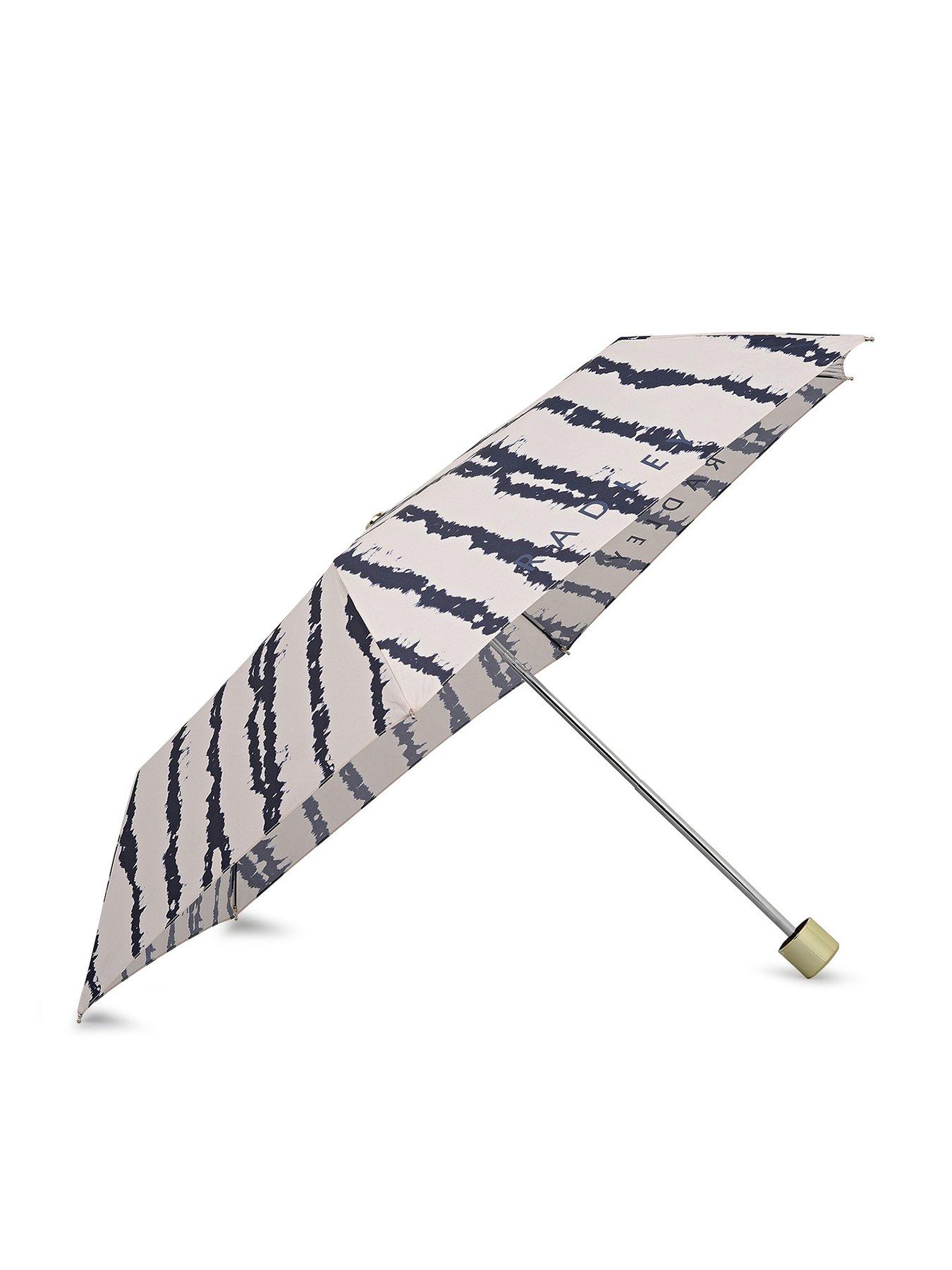 Image 1 of 4 of Radley Tie Dye Stripe Handbag Umbrella