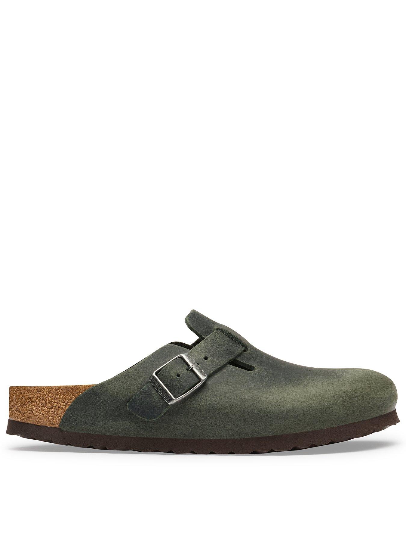 Birkenstock Boston Oiled Leather - Thyme