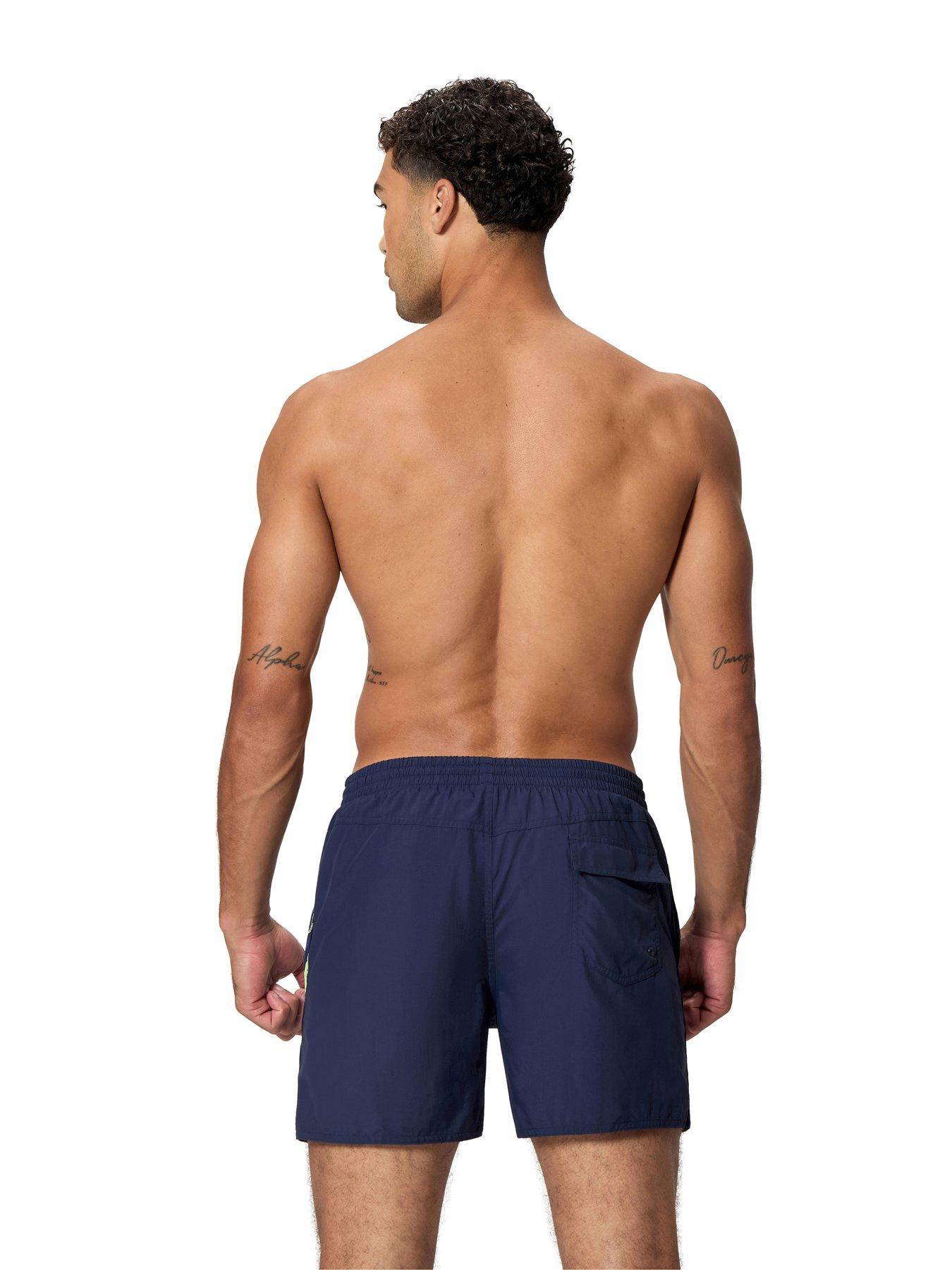 Image 2 of 4 of Speedo Men's Medley Logo Swim Shorts - Navy/Blue