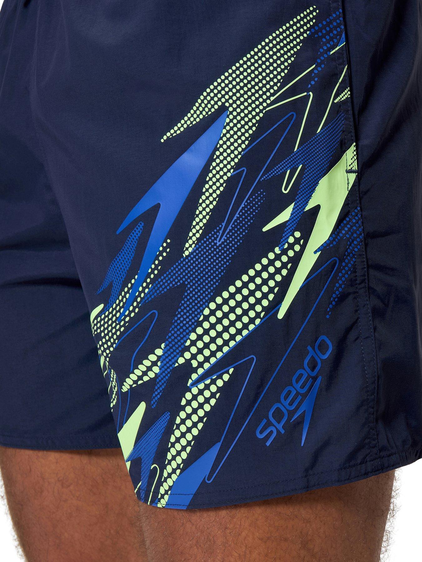 Image 3 of 4 of Speedo Men's Medley Logo Swim Shorts - Navy/Blue