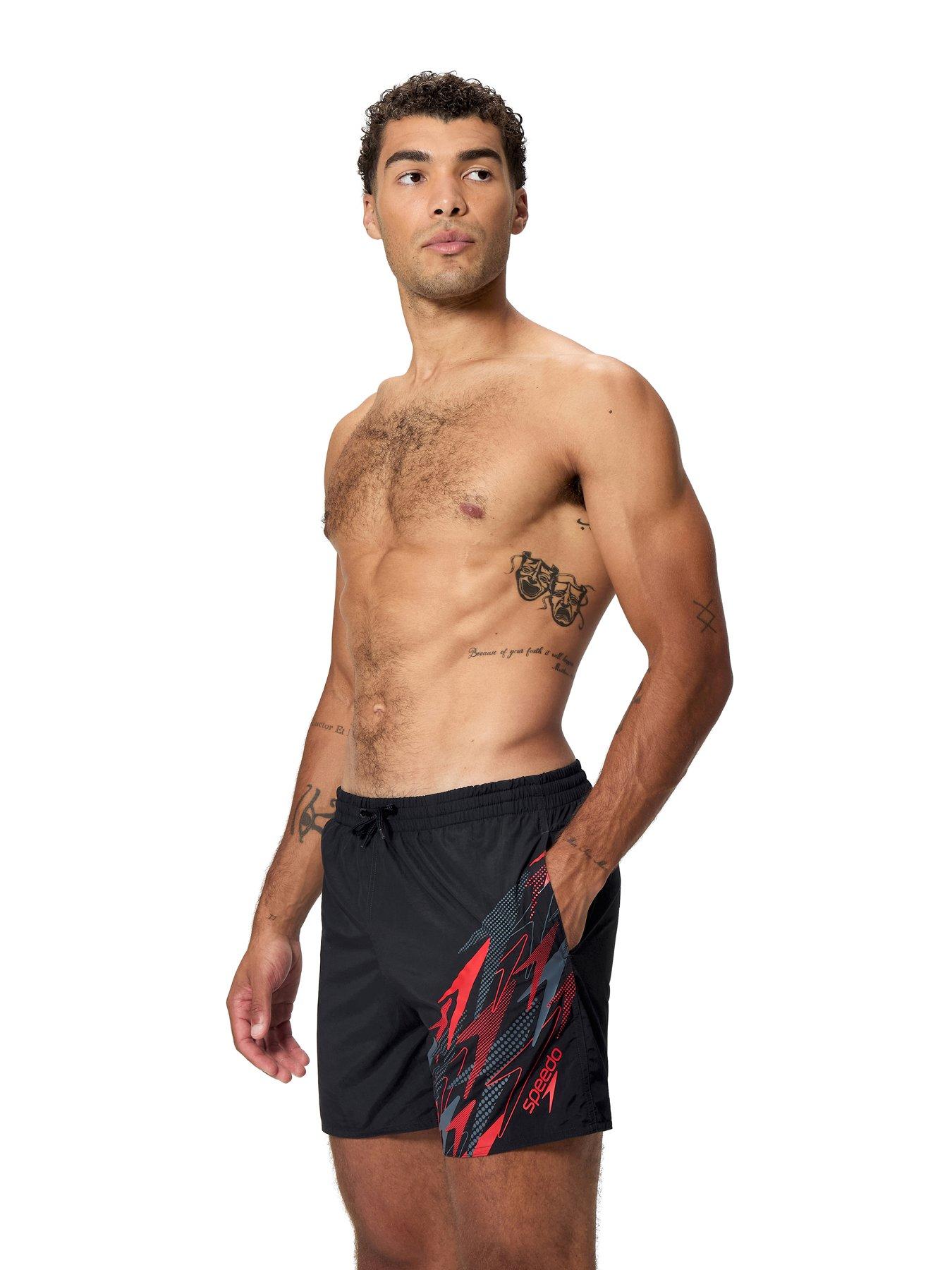 Speedo Mens Medley Logo Swim Shorts - Black