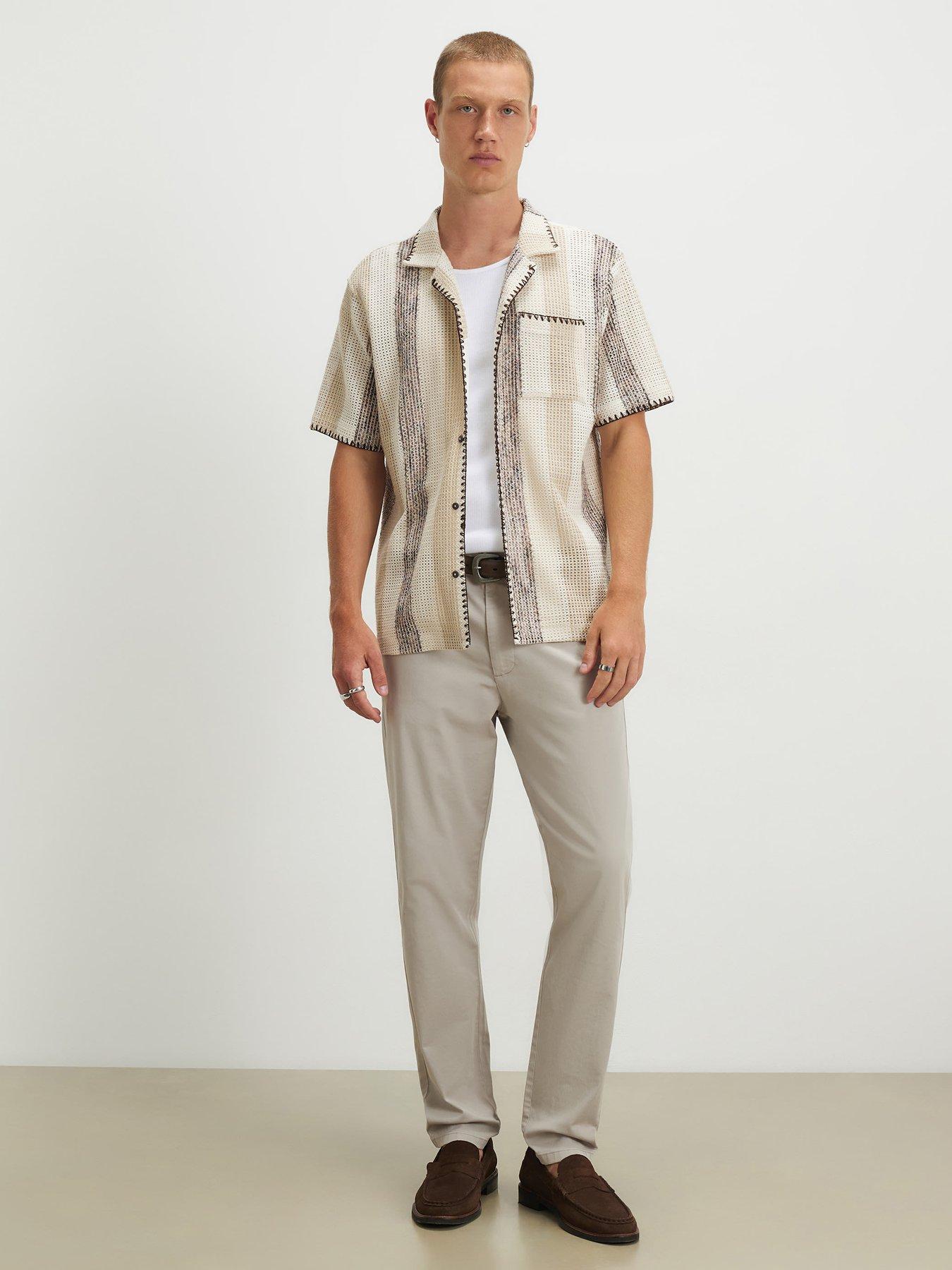 Image 3 of 5 of River Island Skinny Fit Chino Trousers - Grey