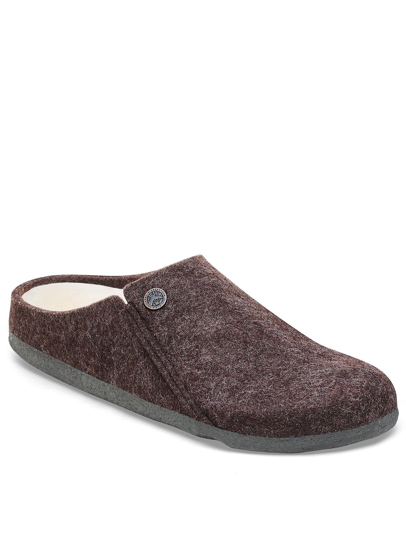 Birkenstock Womens Zermatt Shearling Wool Felt Slipper - Mocca