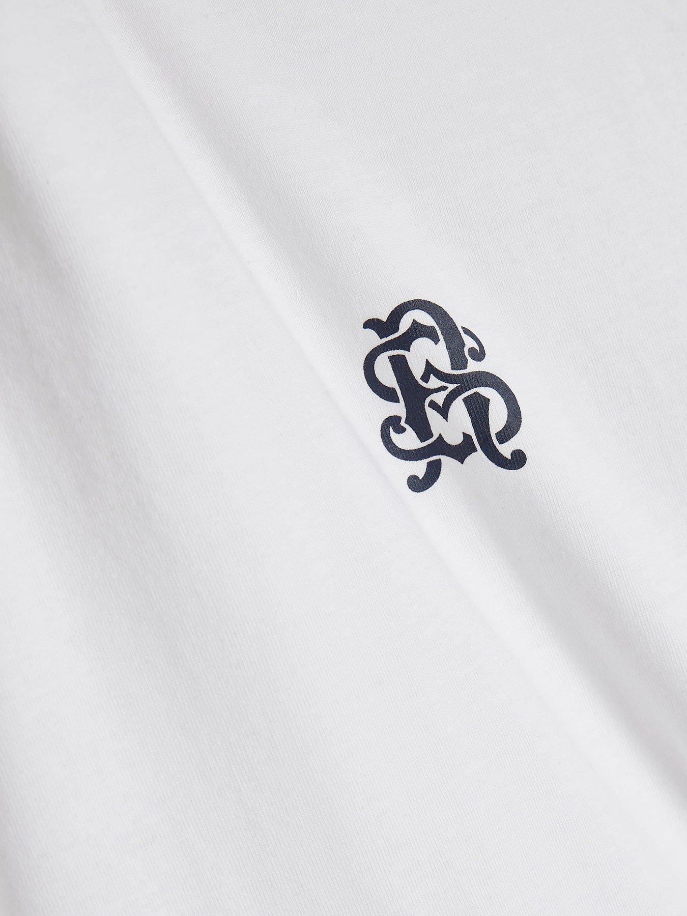 Image 3 of 3 of River Island Mens Check Cotton Loungewear Set - Navy