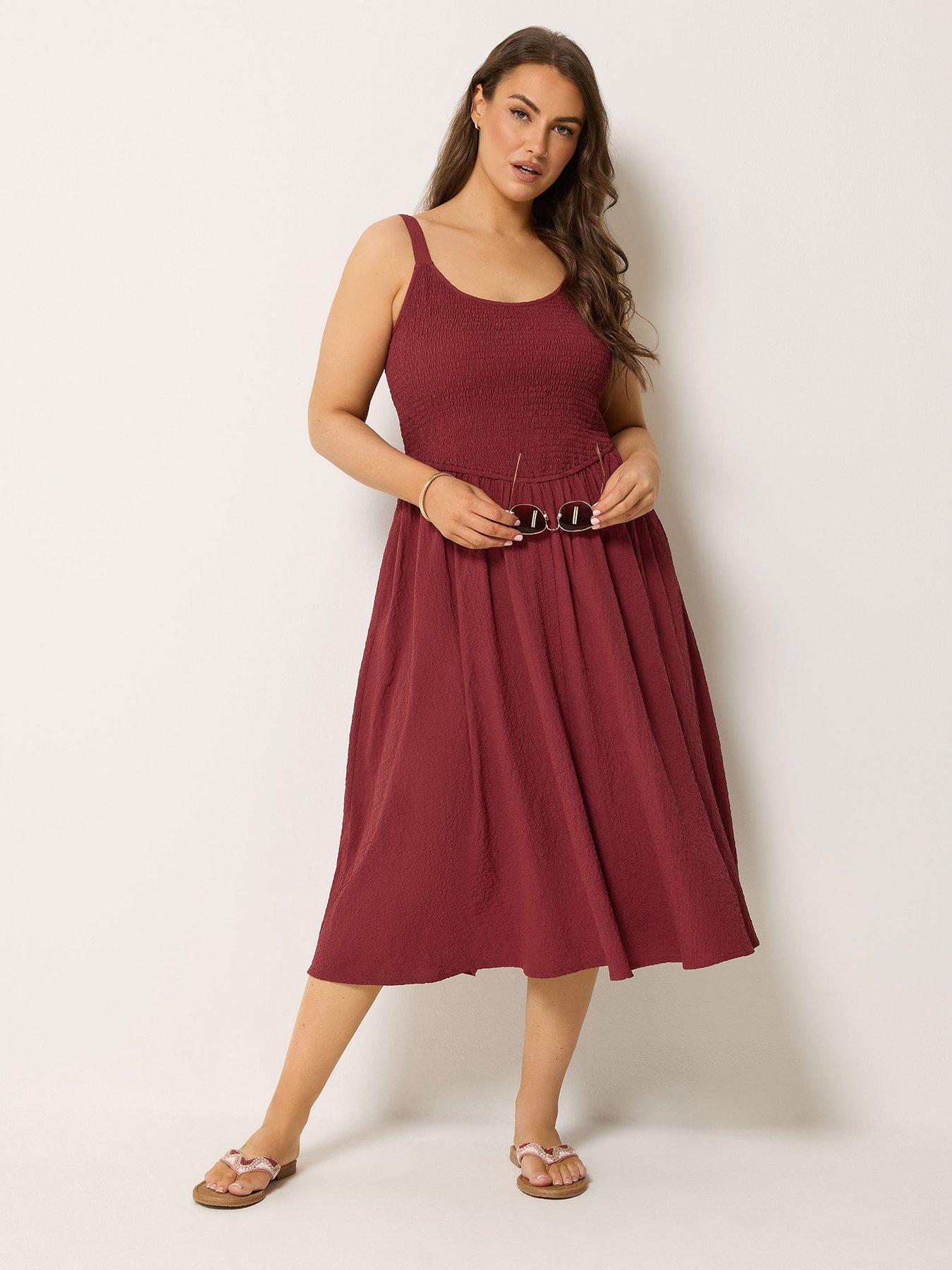 Yours Curve Shirred Detail Sundress
