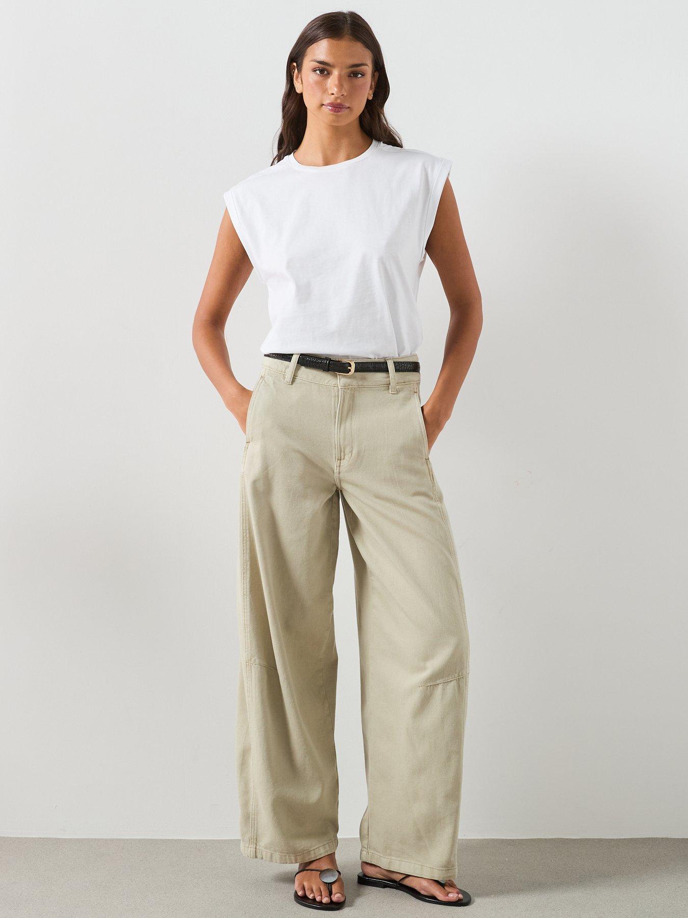 Image 3 of 6 of Mango Short-sleeved Cotton T-shirt - White