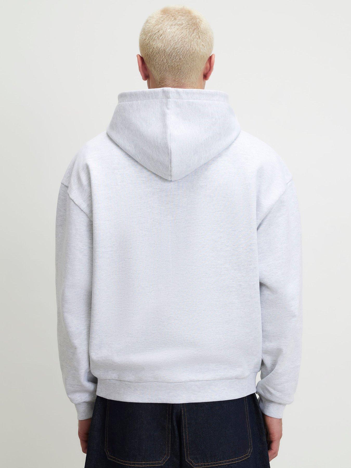 Image 2 of 5 of River Island Oversized Fit Luminis Hoodie - Grey